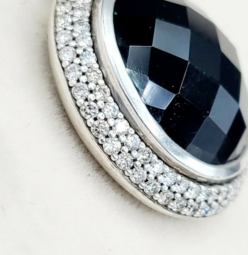 David Yurman Cerise Pendant 鈥?18mm Black Onyx & Diamonds、mySite、hinf8tx79