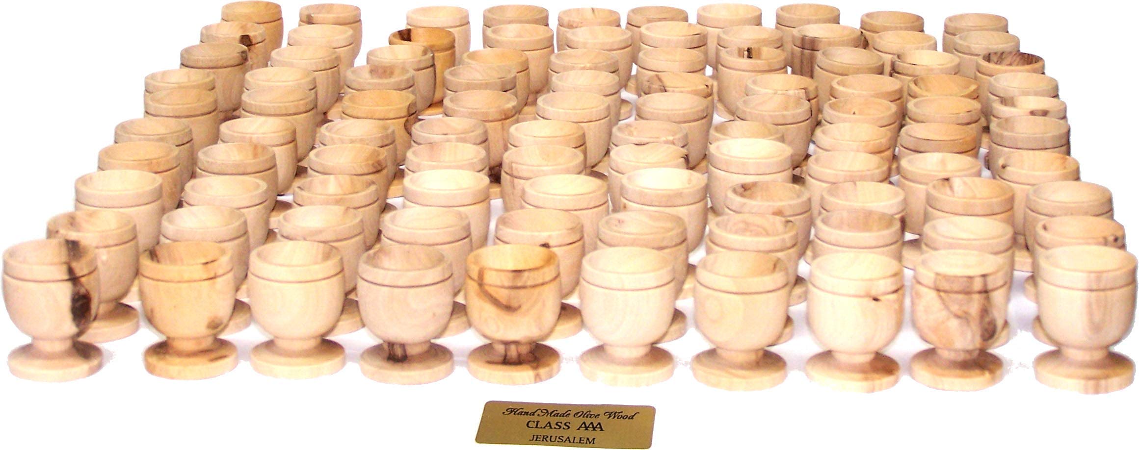 Holy Land Market Olive Wood Small Chalice or Goblet/Wine or Communion Church Cup、mySite、topwebapps