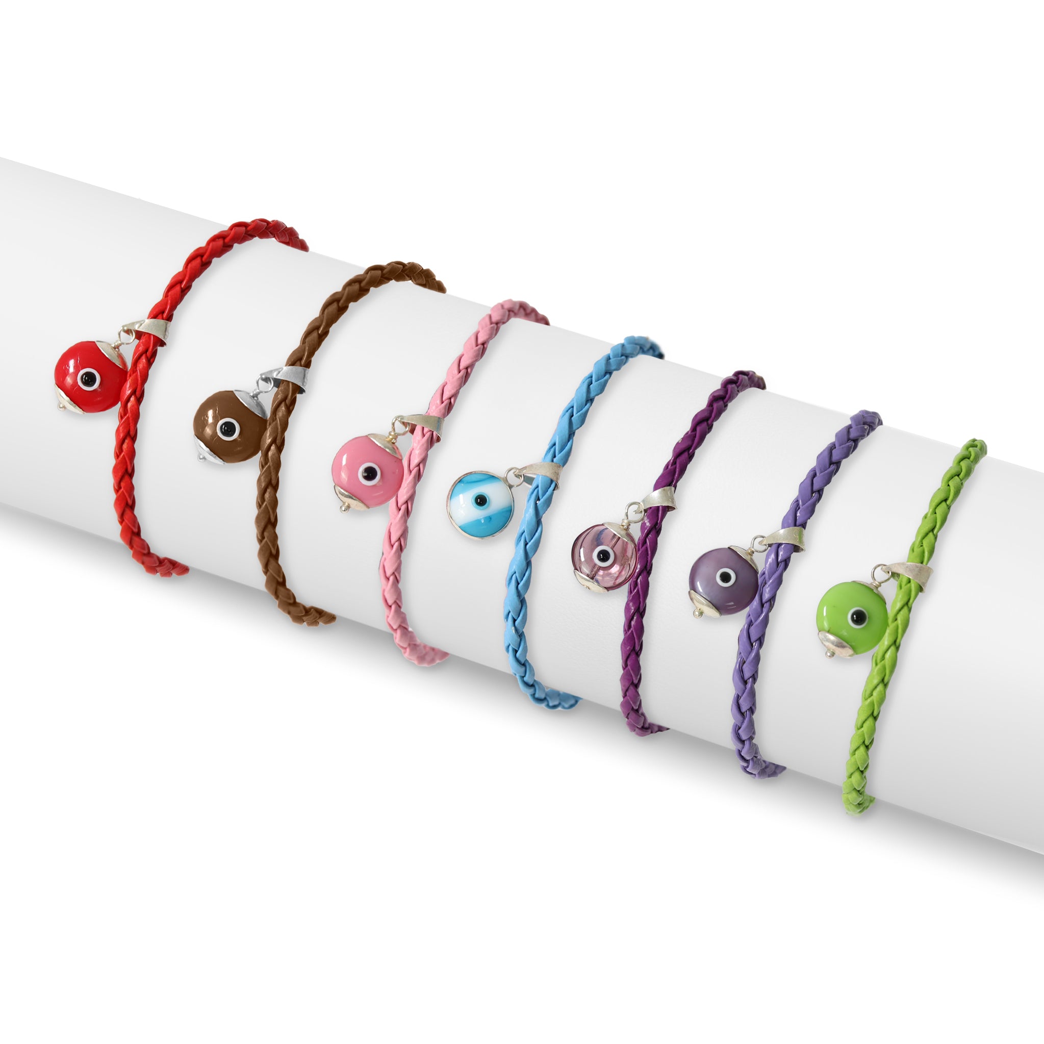 77 Sterling Silver Evil Eye Woven Bracelet Lot / LOT0019、mySite、dreamappss