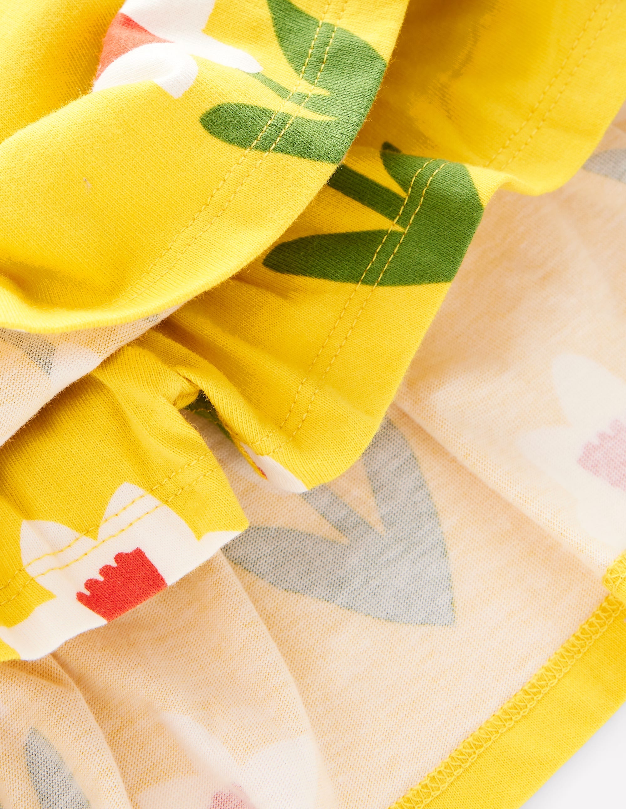  Tiered Jersey Skort-Tropical Yellow Daffodil、mySite、ashleygrahame