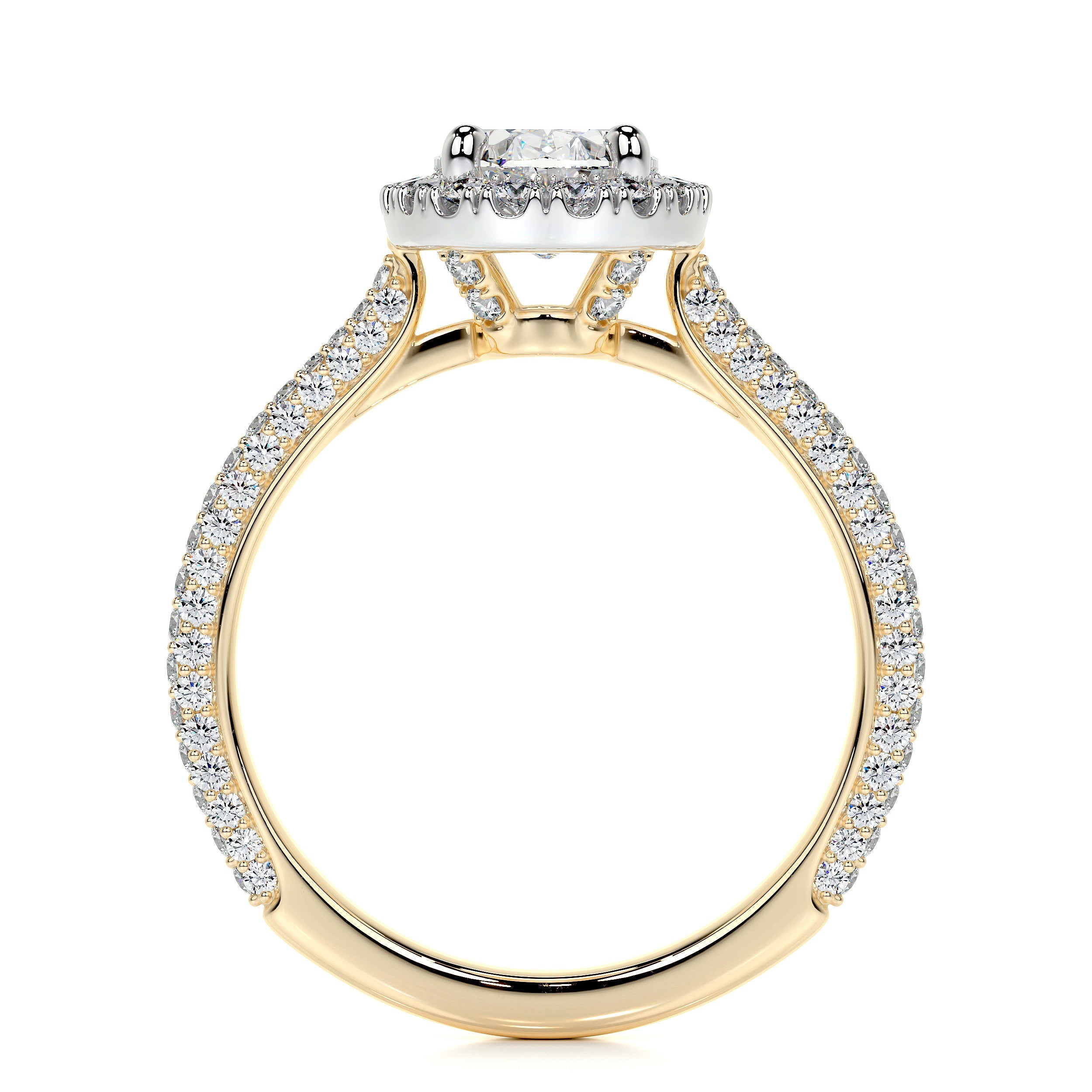 Kinley Lab Grown Diamond Ring -18K Yellow Gold、mySite、hinf8tx79