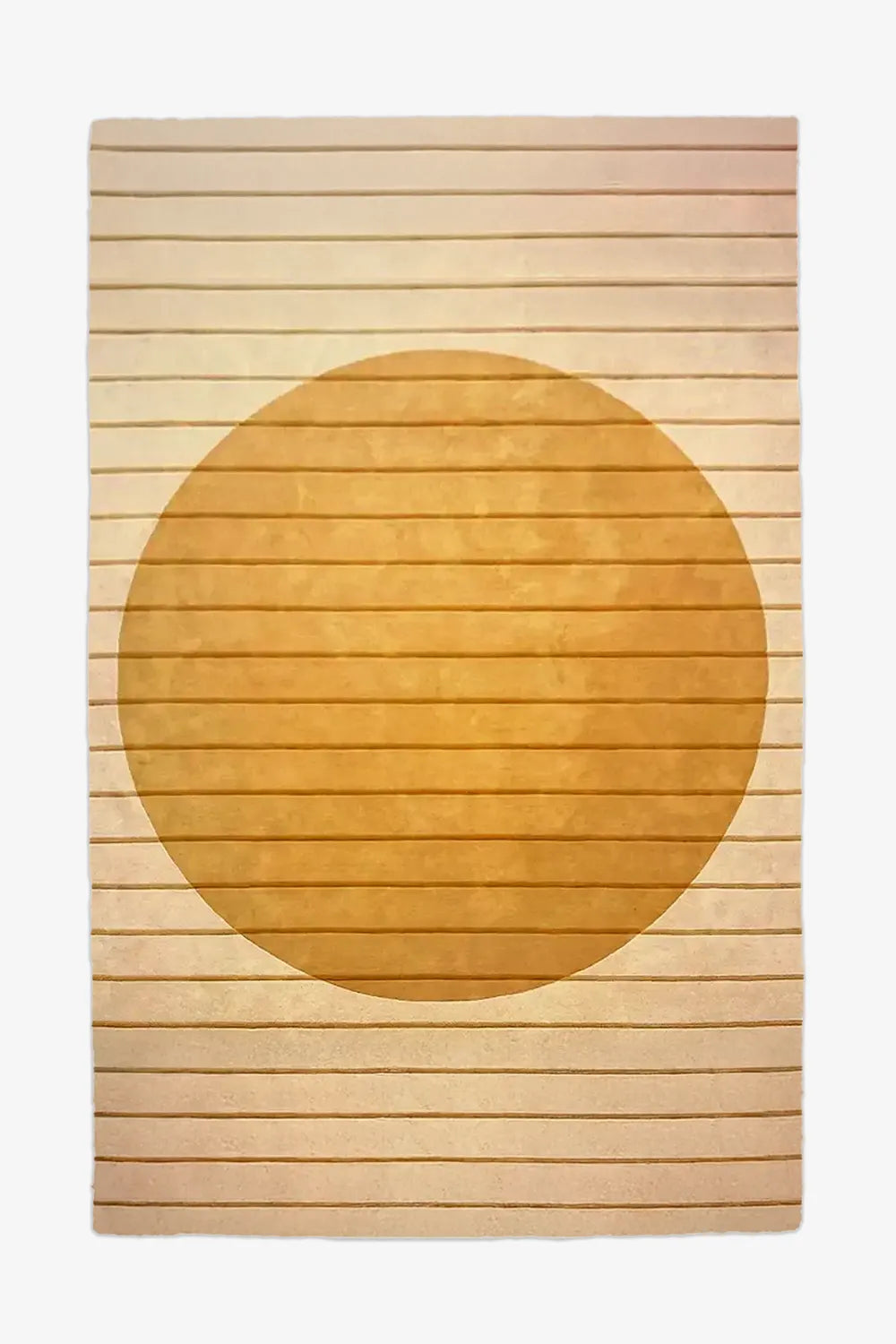 Golden Geometry Hand Tufted Wool Rug 5x8、mySite、gigharbornorthrealestate