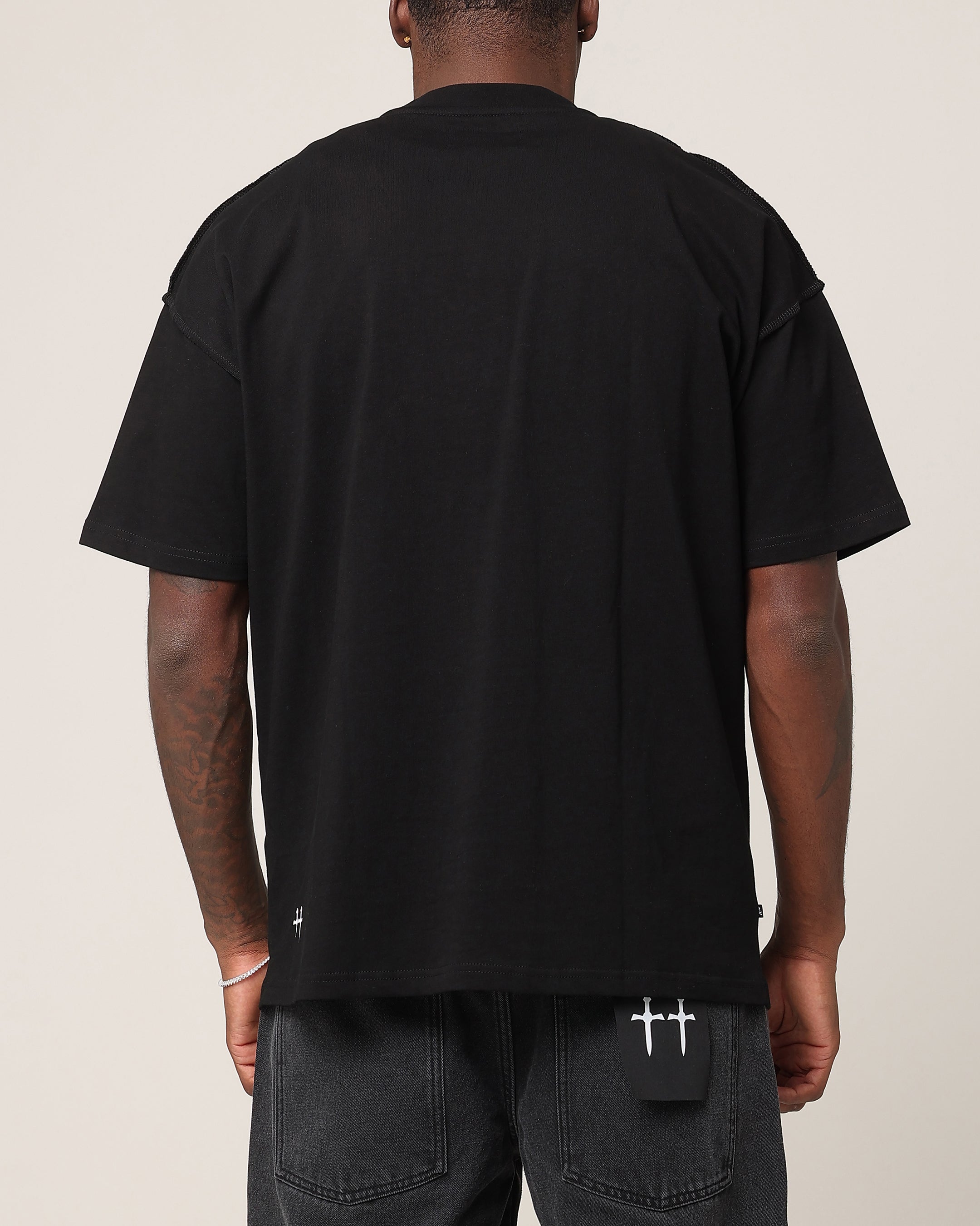 Saint Morta Crossfire Boxy T-Shirt Black、mySite、zt4zffjzw