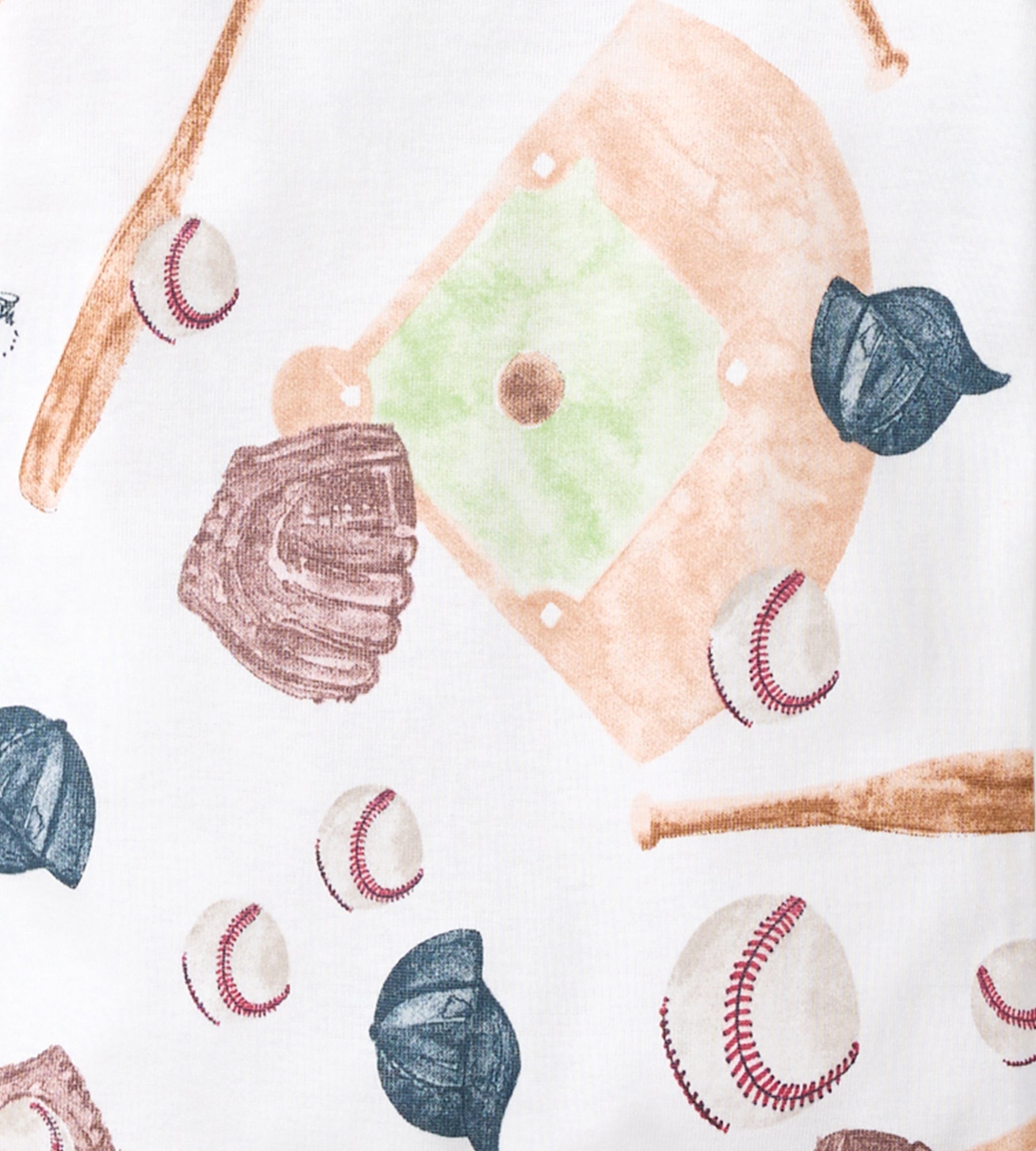 Baseball Organic Cotton Sleeper、mySite、g9winljtr