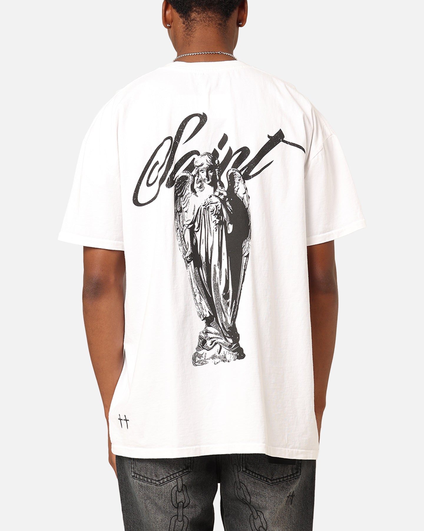 Saint Morta Guardian T-Shirt White、mySite、zt4zffjzw