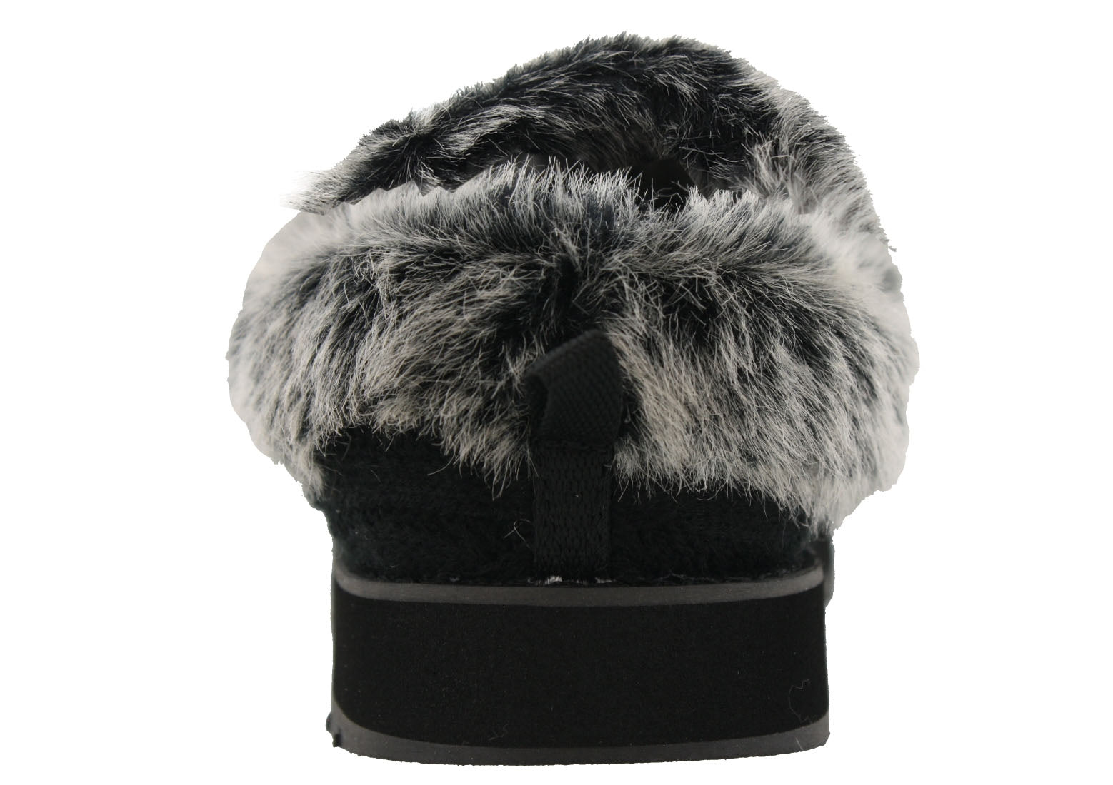 Skechers Women Wide Width Furry Cozy Open Back Slippers Ice Angel、mySite、dreamappss