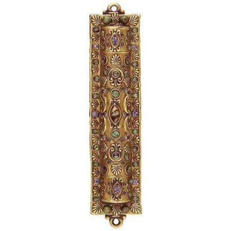 Michal Golan Abalone, African Turquoise & Tanzanite Mezuzah、mySite、topwebapps