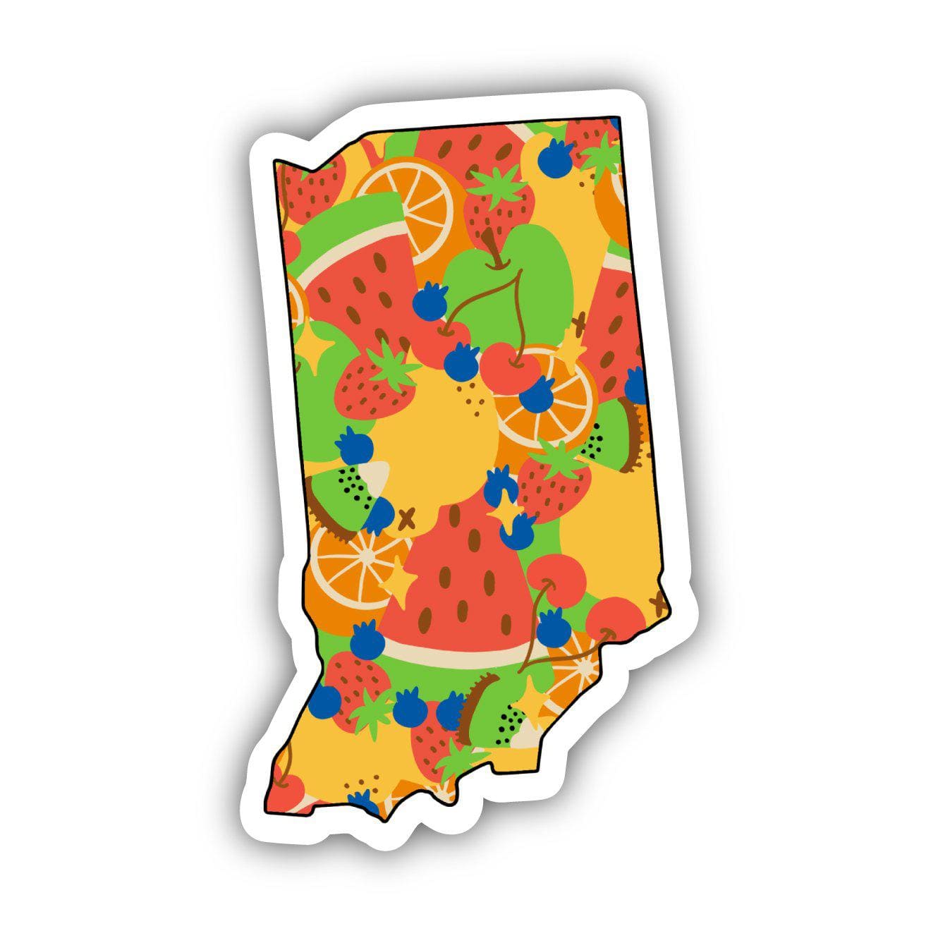  Indiana Fruit Pattern Sticker、mySite、elrpsem3k