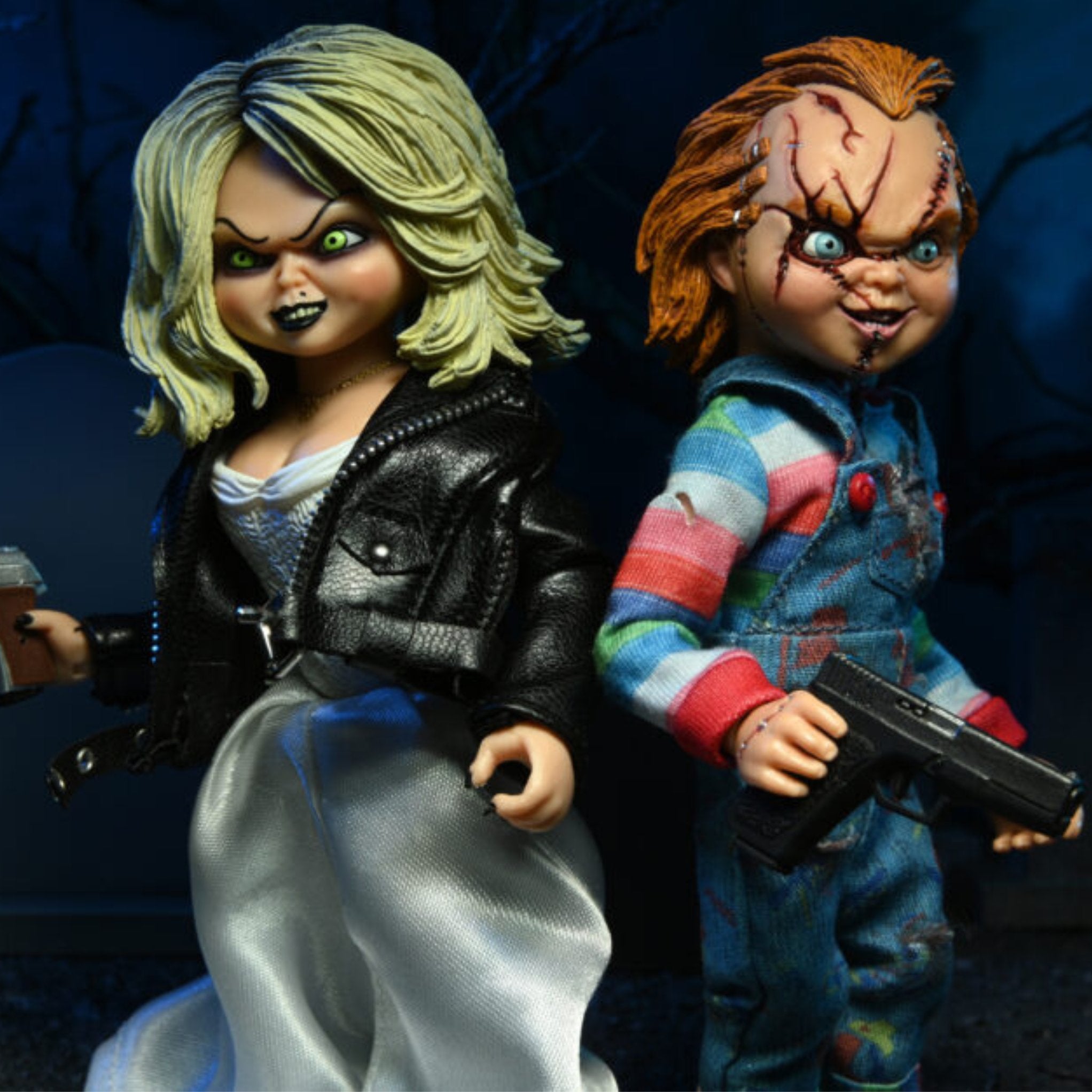 NECA Bride of Chucky Clothed Chucky & Tiffany 2-Pack (8 Scale)、mySite、hgirdovlk
