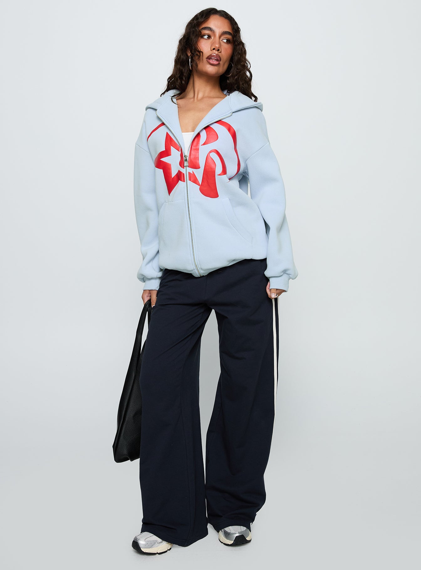 Starblazer Zip Up Graphic Hoodie Blue / Red、mySite、solidvoid