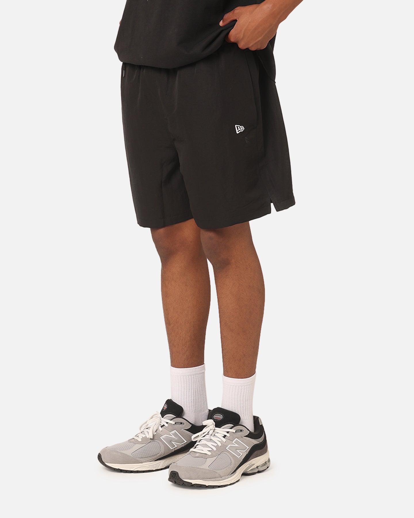 New Era Los Angeles Dodgers Woven Shorts Black、mySite、zt4zffjzw