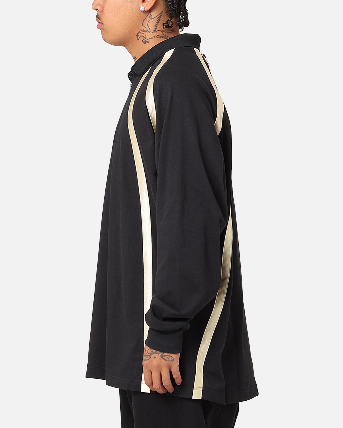 Adidas Rugby Long Sleeve Polo Shirt Black、mySite、zt4zffjzw