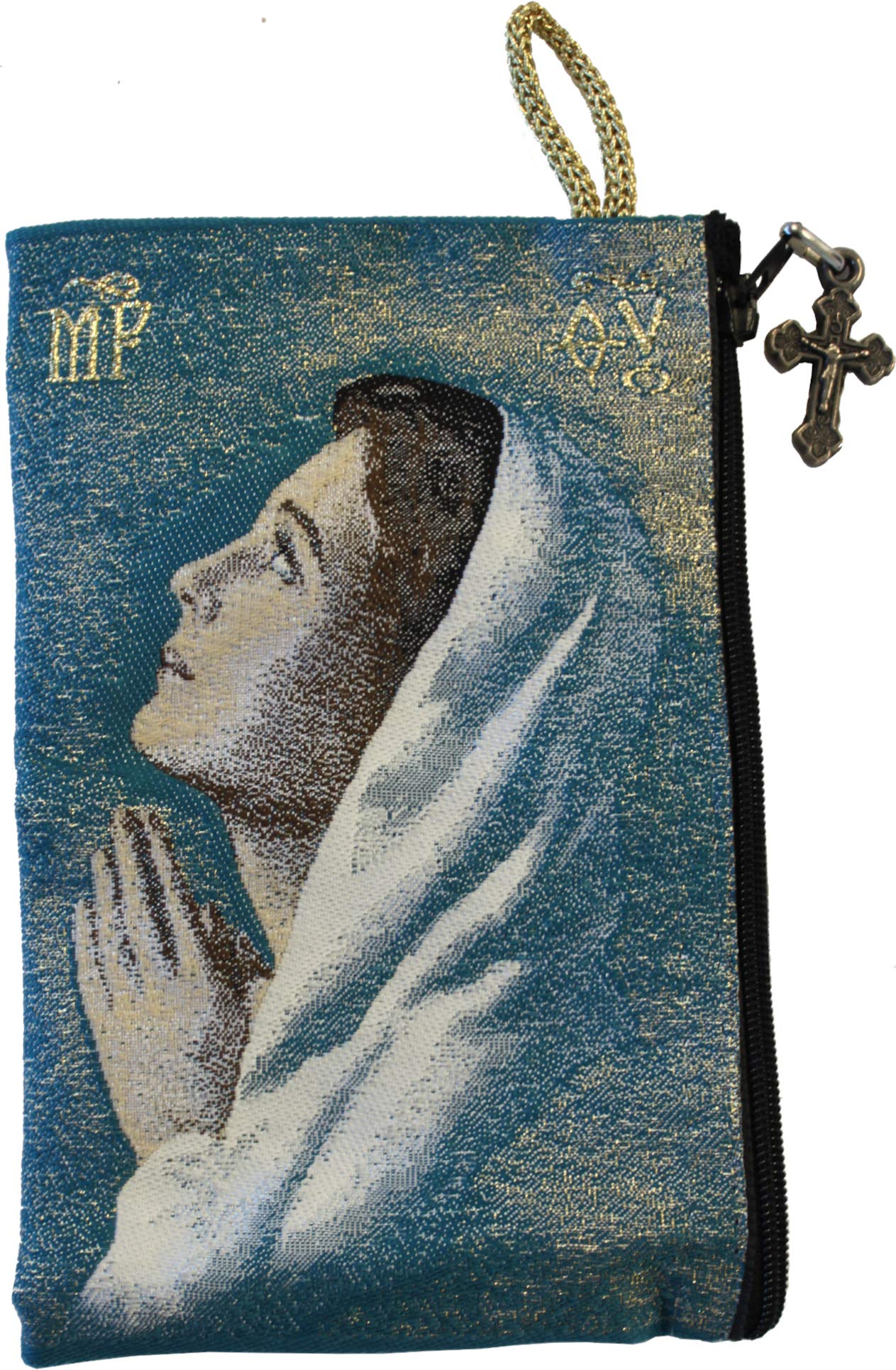  Holy Land Market Purse Tapestry of The Blessed Mother Mary - with Heat Printing on Synthetic Cloth Decorated - Style II (6.25 x 3.75 Inches)、mySite、elrpsem3k