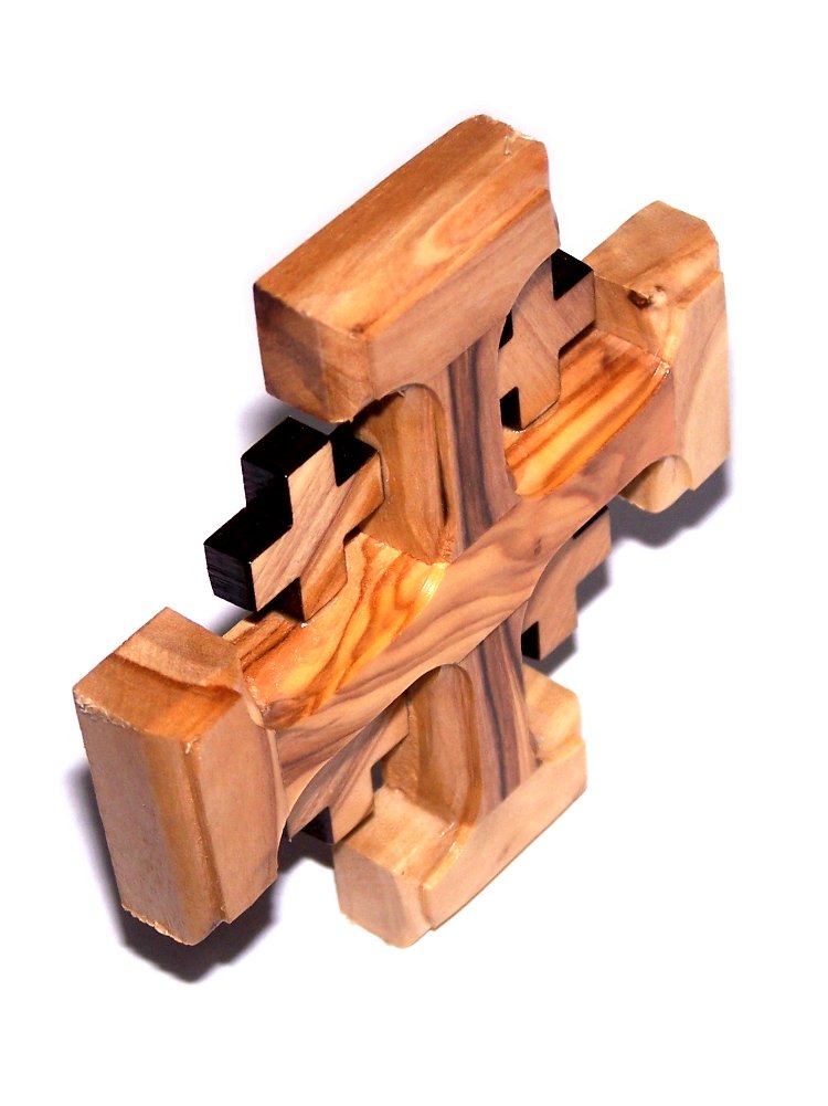  Olive Wood Jerusalem Cross (10.5x10.5 Cm or 4.1x4.1) By Holy Land Market、mySite、elrpsem3k