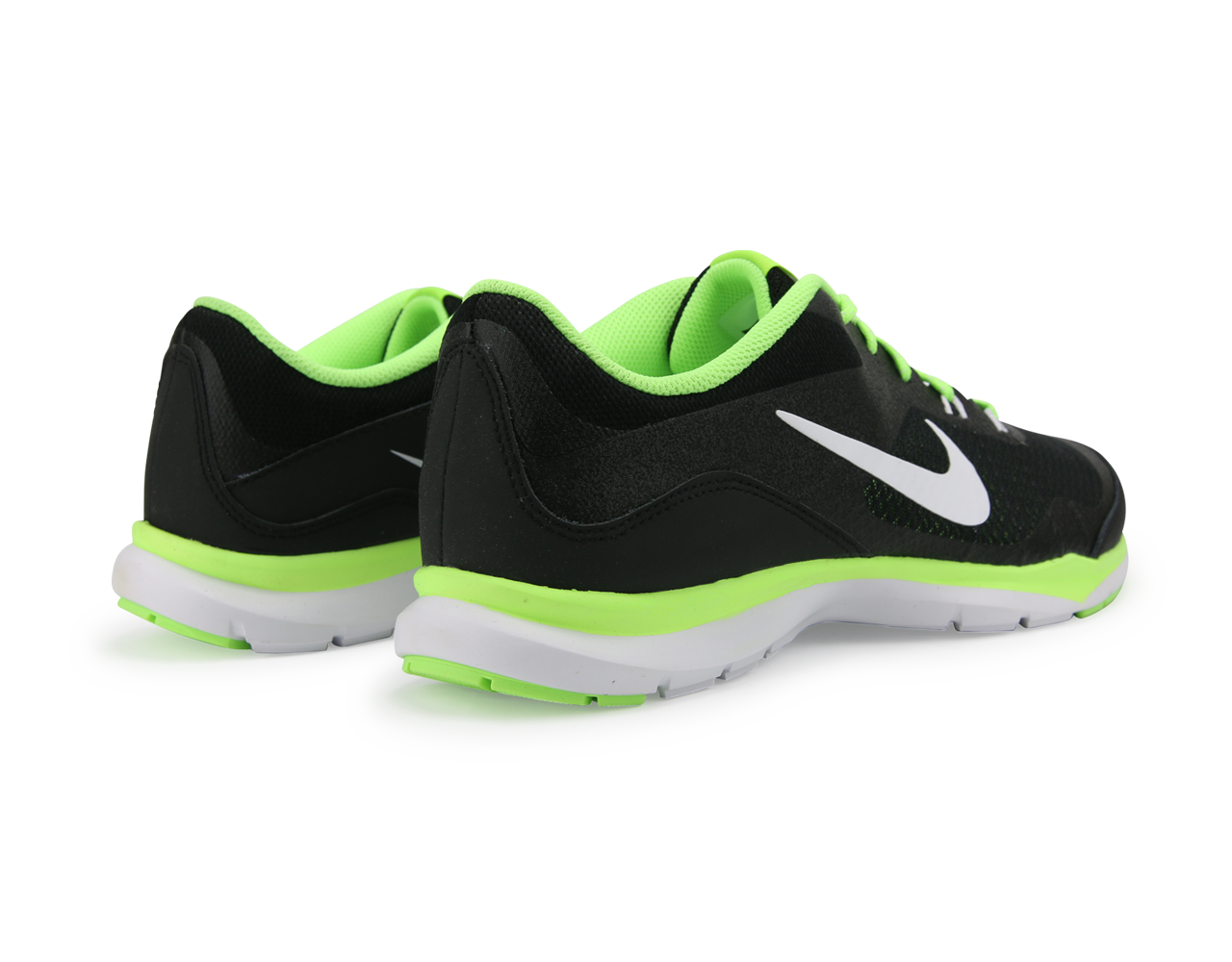 Nike Women's Flex Trainer 5 Black/White Ghost/Green、mySite、noshort
