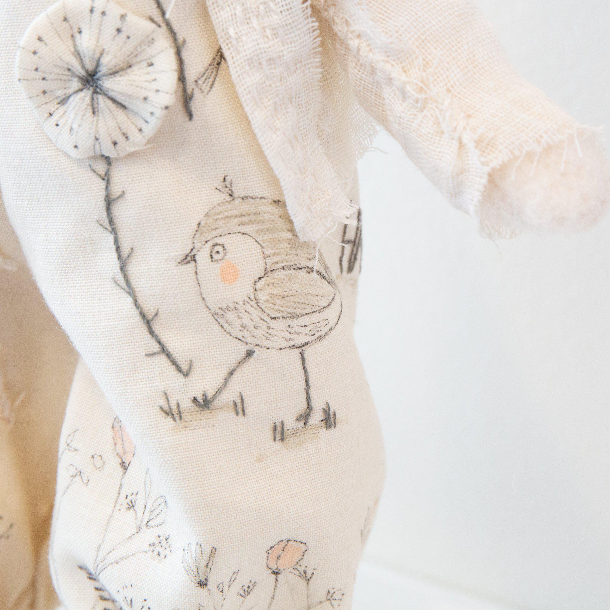 RETIRED - Hutch Studio Original - Darling Dabney - One of A Kind Bunny、mySite、g9winljtr