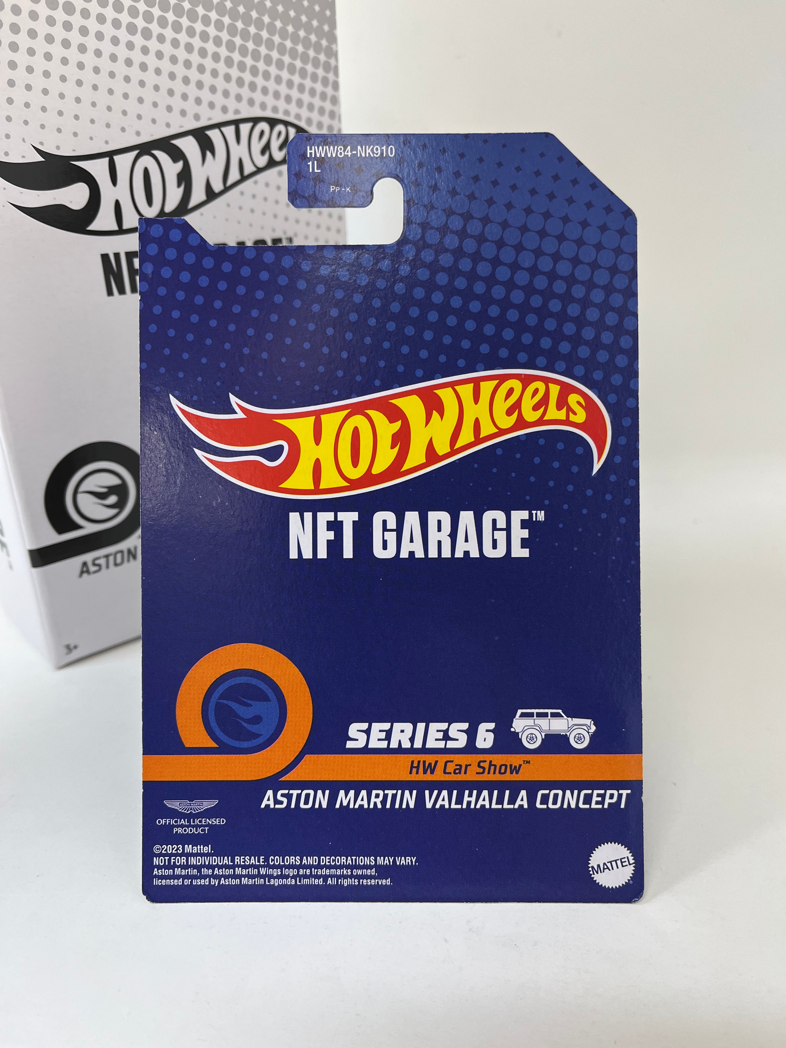 Aston Martin Valhalla Concept * 2024 Hot Wheels Series 6 NFT Mattel Creations、mySite、hgirdovlk