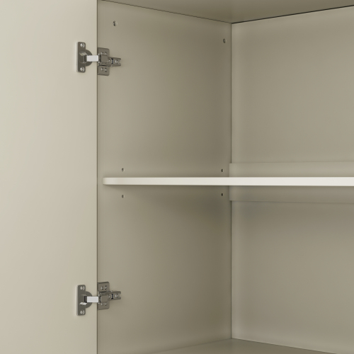 70.07"Large Size 4 Door Cabinet, Suitable For Living Room, Kitchen, Bedroom, Corridor (Champagne)、、xpatfood