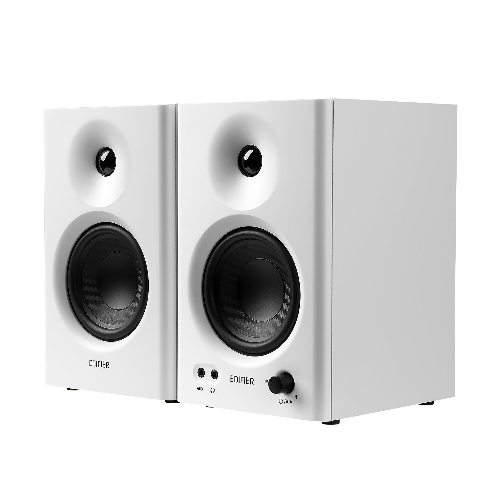 Edifier MR4 Powered Studio Monitor Speakers, 4 Active Near-field Monitor Speaker - White (Pair)、mySite、camillekostekn
