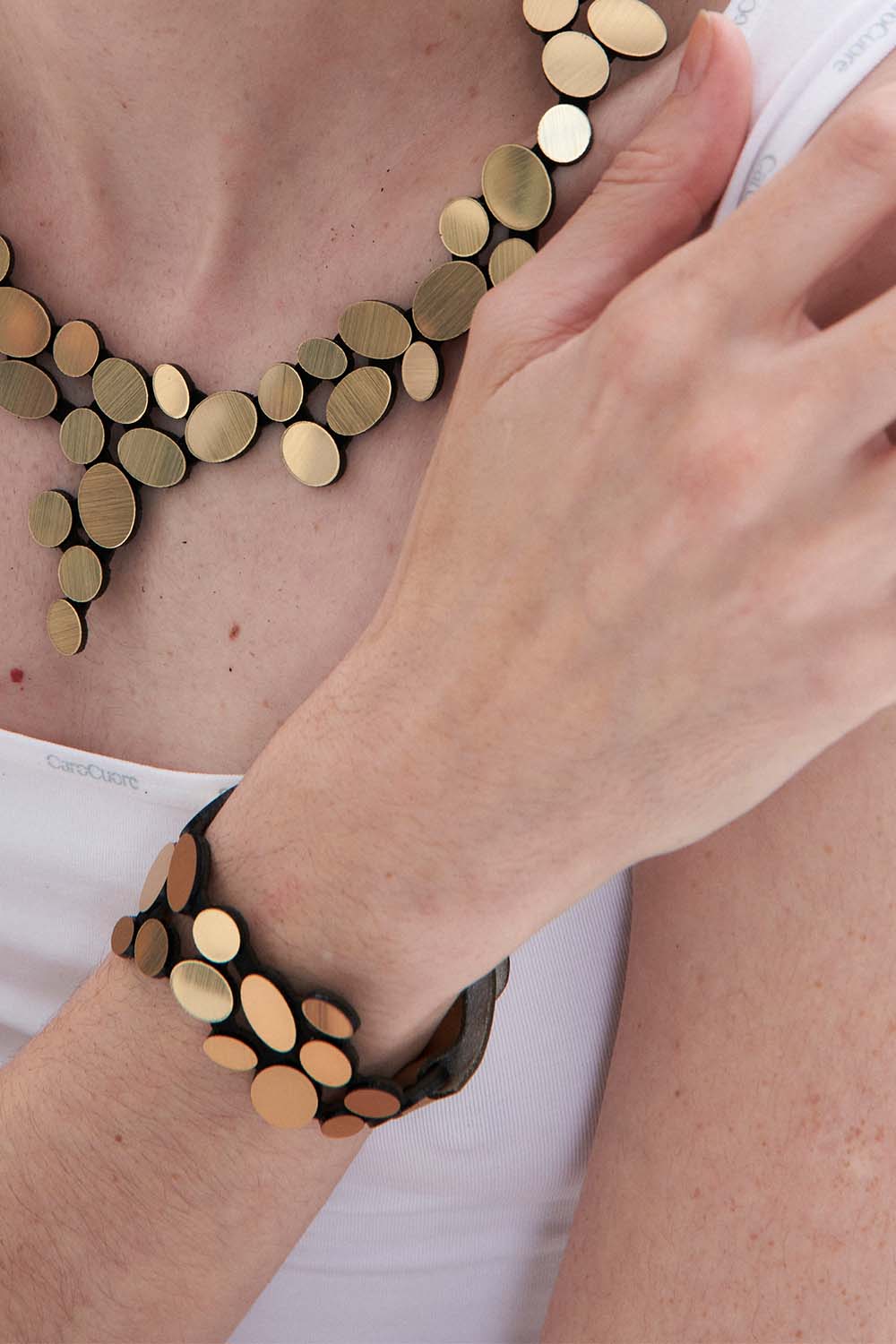  Gold Organic Reflections Bracelet、mySite、elrpsem3k