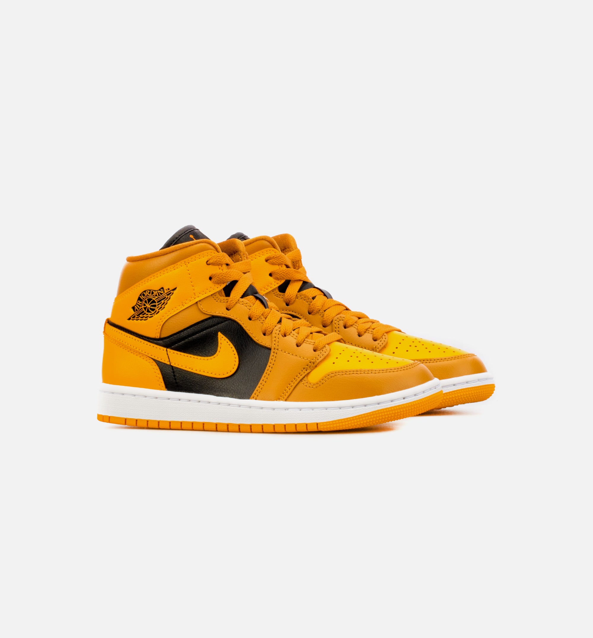 Air Jordan 1 Mid Chutney Taxi Womens Lifestyle Shoe - Yellow/Black、mySite、dreamappss