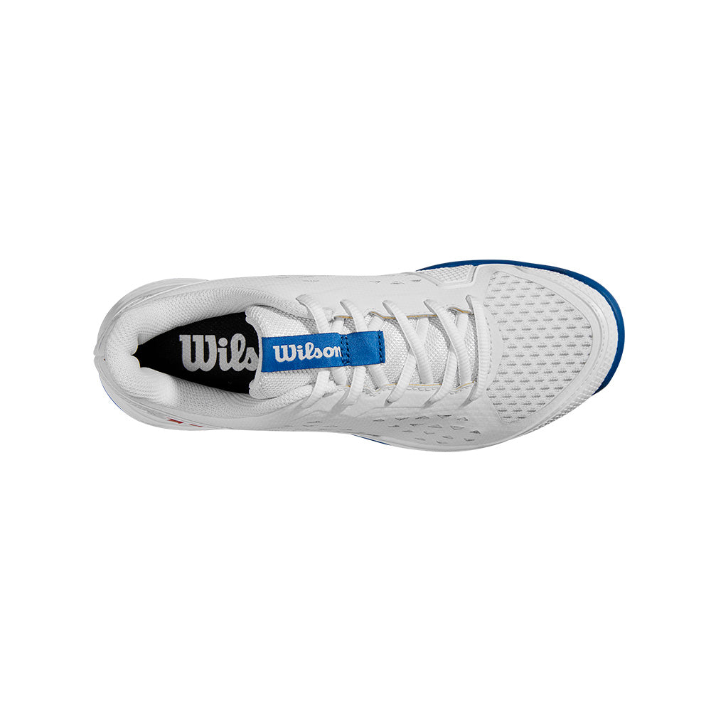 Wilson Rush Pro Junior Tennis Shoe (White/Blue)