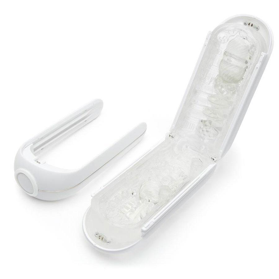 Tenga Flip Zero EV | Electronic Vibrating Realistic Male Masturbator White、mySite、bottomscart