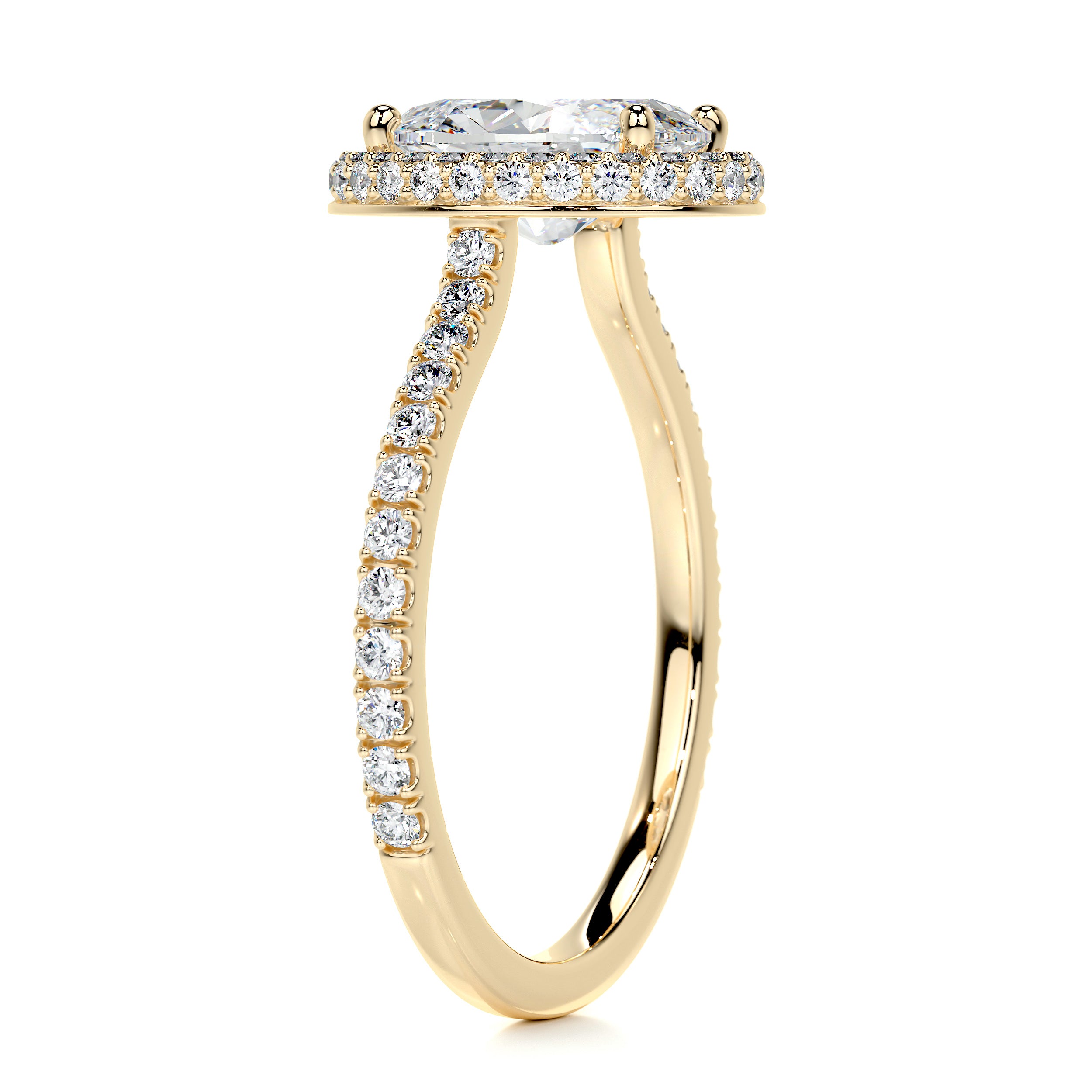 Parker Diamond Engagement Ring -18K Yellow Gold、mySite、hinf8tx79