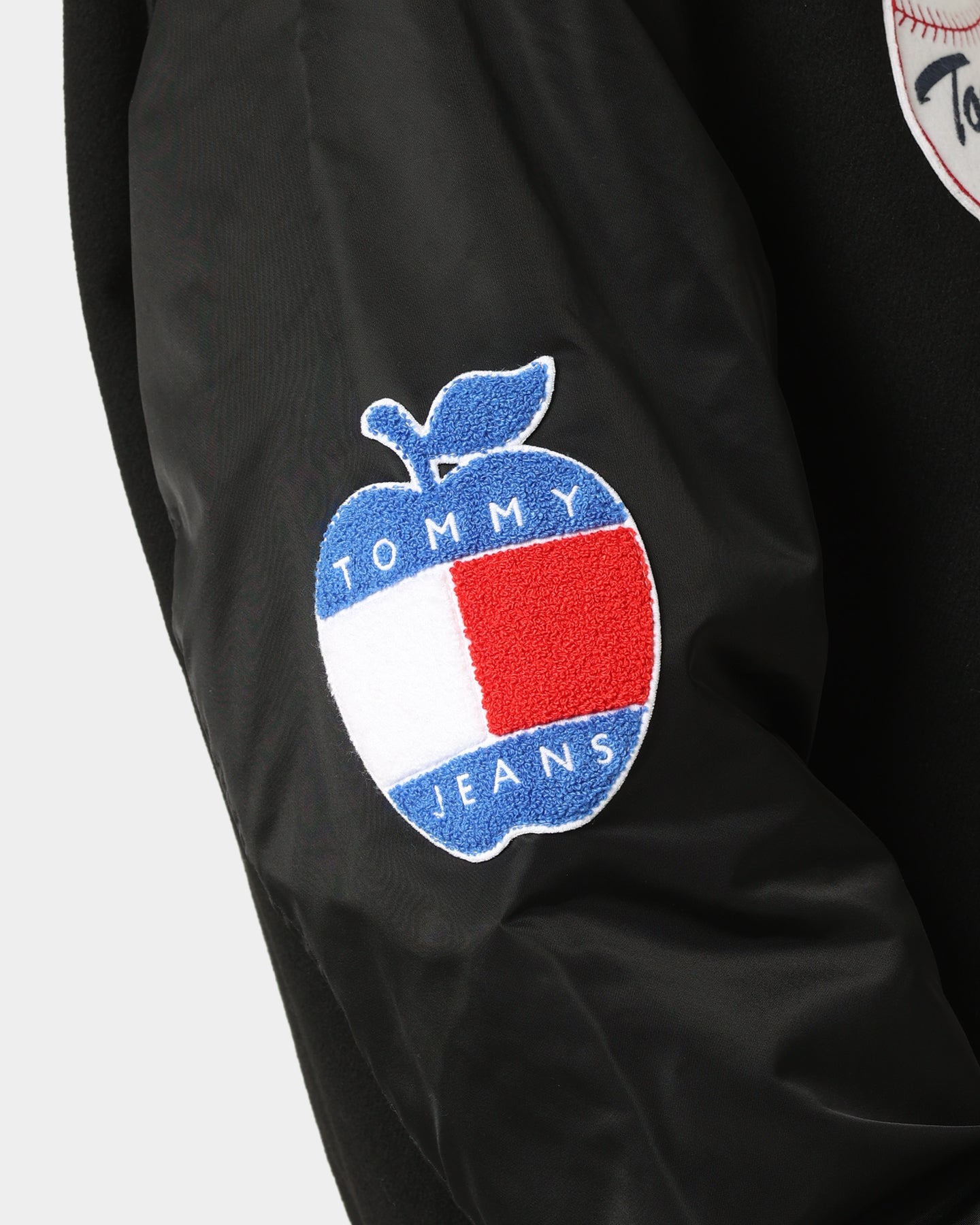 Tommy Jeans TJM Letterman Jacket Black、mySite、zt4zffjzw