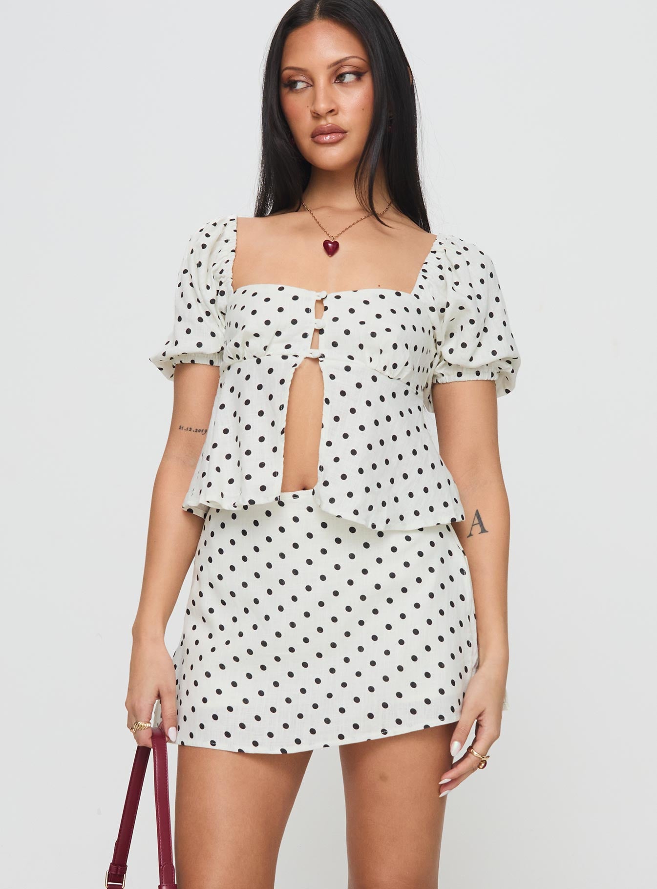 Adios Linen Blend Skort Cream/Black、mySite、solidvoid