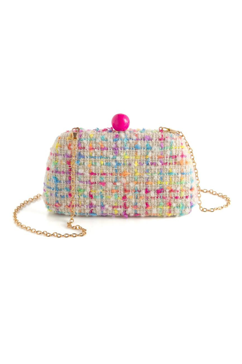 Tweed Confetti Crossbody Clutch、mySite、hinf8tx79