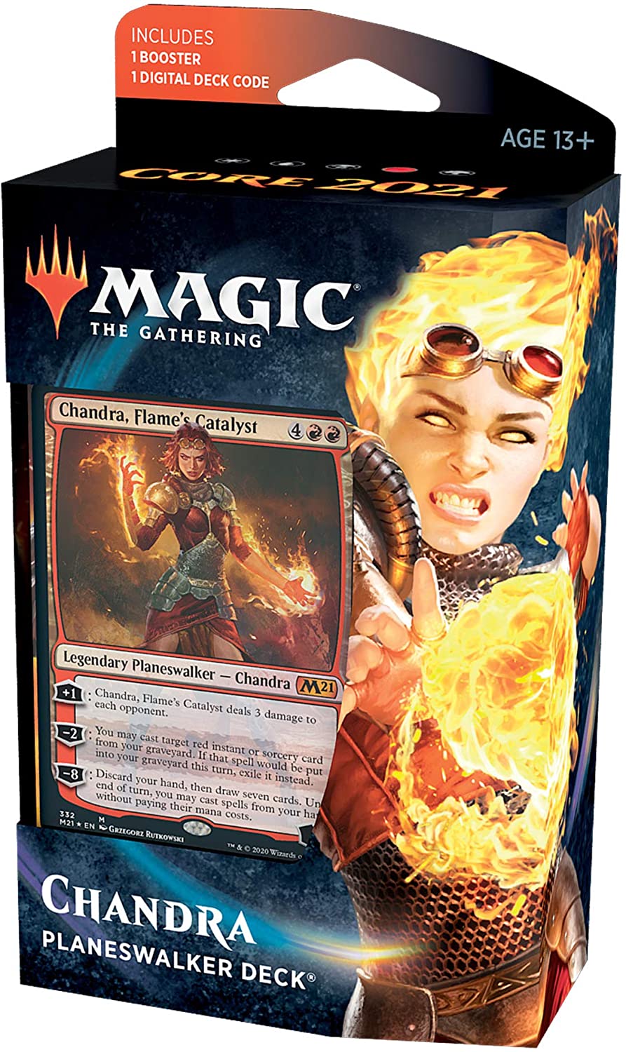 Magic the Gathering: Core 2021 Planeswalker Deck: Chandra、mySite、waistdrama
