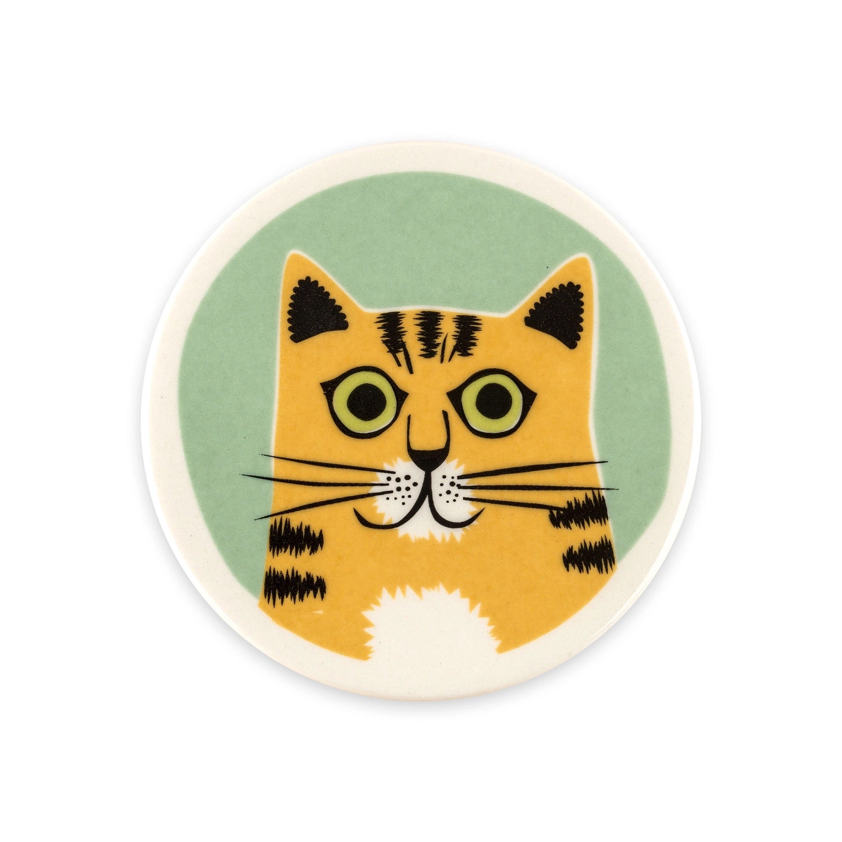 Handmade Ceramic Cat Coasters Box Set of 4、mySite、g9winljtr
