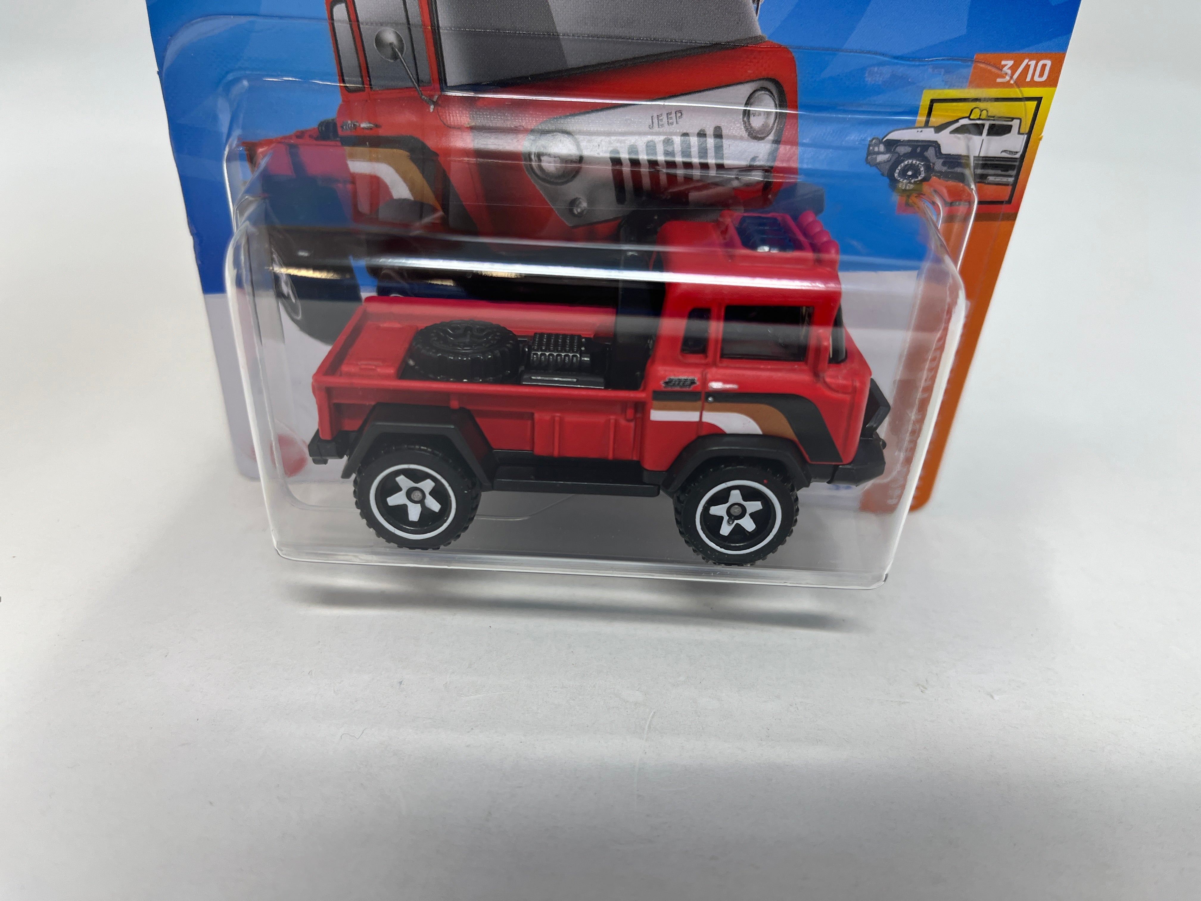 '57 Jeep FC #68 * RED * 2024 Hot Wheels SHORT CARD Case J、mySite、hgirdovlk