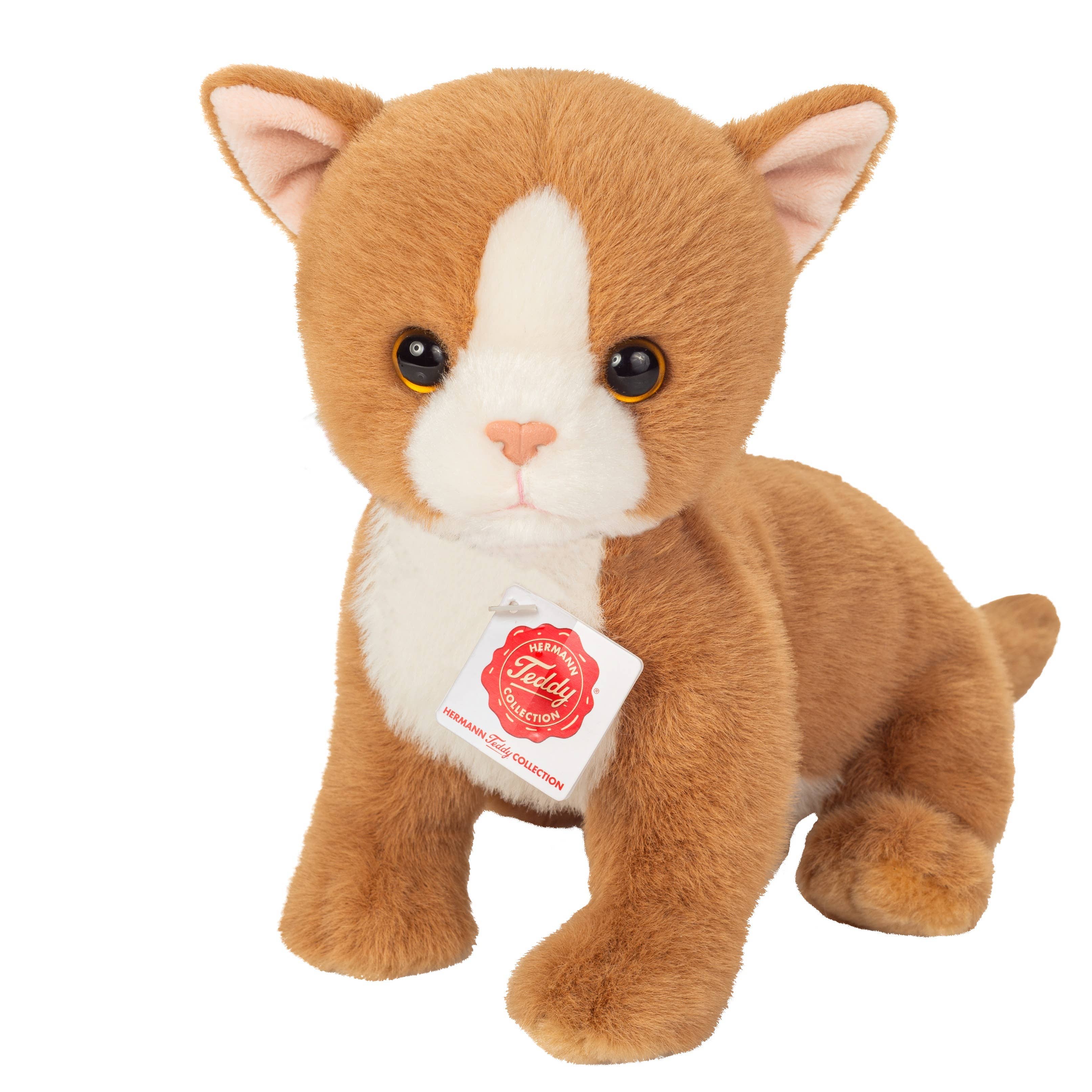 Baby Ginger Cat 24 cm Eco Friendly Plush Toy by Teddy Hermann、mySite、g9winljtr