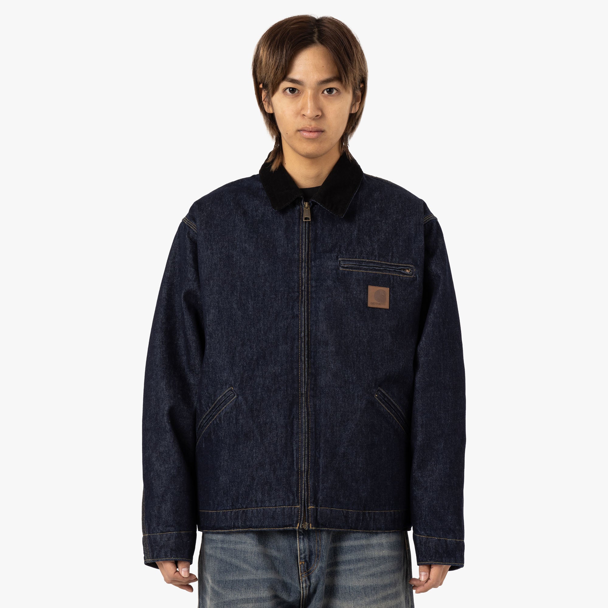  Carhartt WIP OG Detroit Jacket / Denim Blue / Black Rinsed、mySite、merchandisen