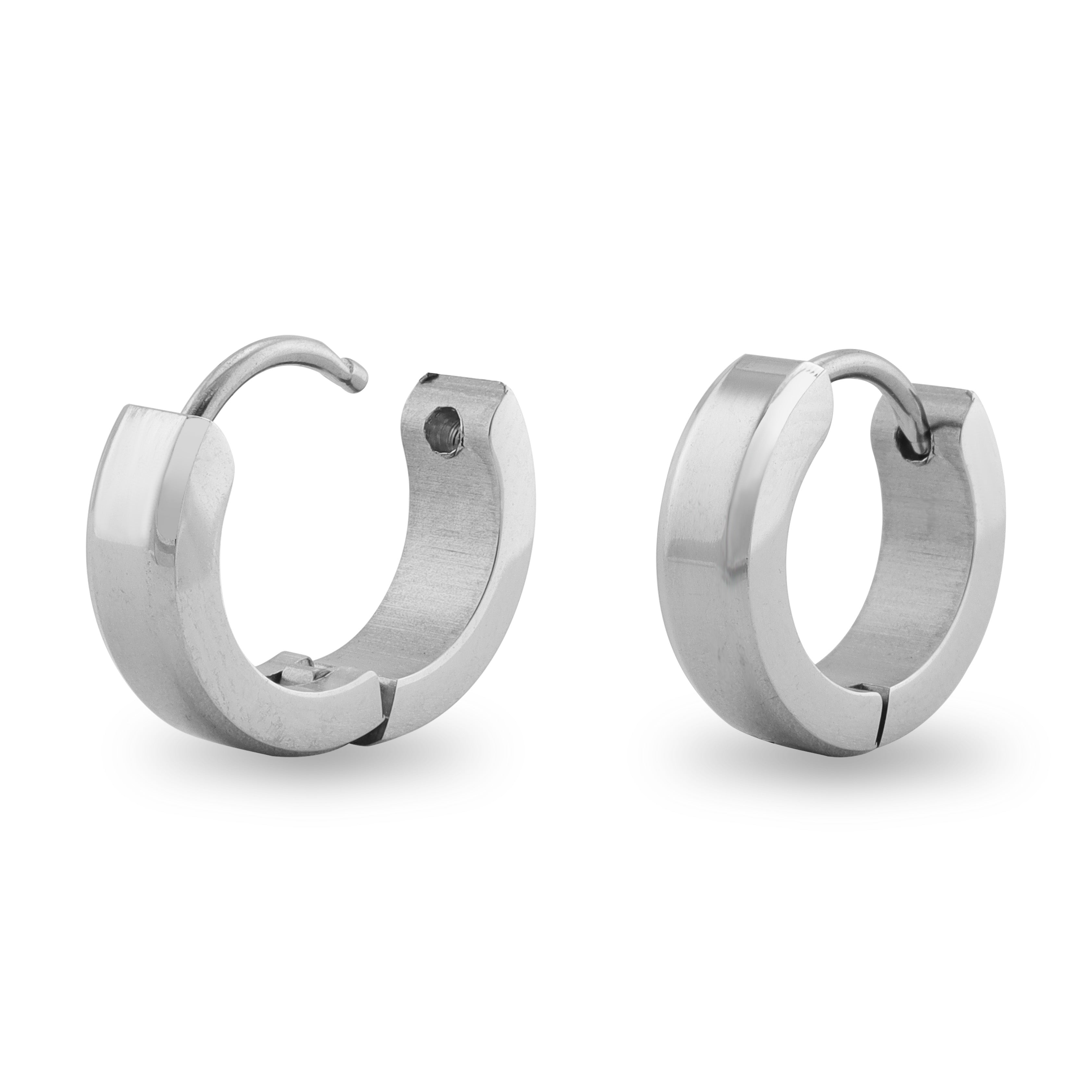 Stainless Steel Hinged Hoop Earrings / ERJ2102、mySite、dreamappss