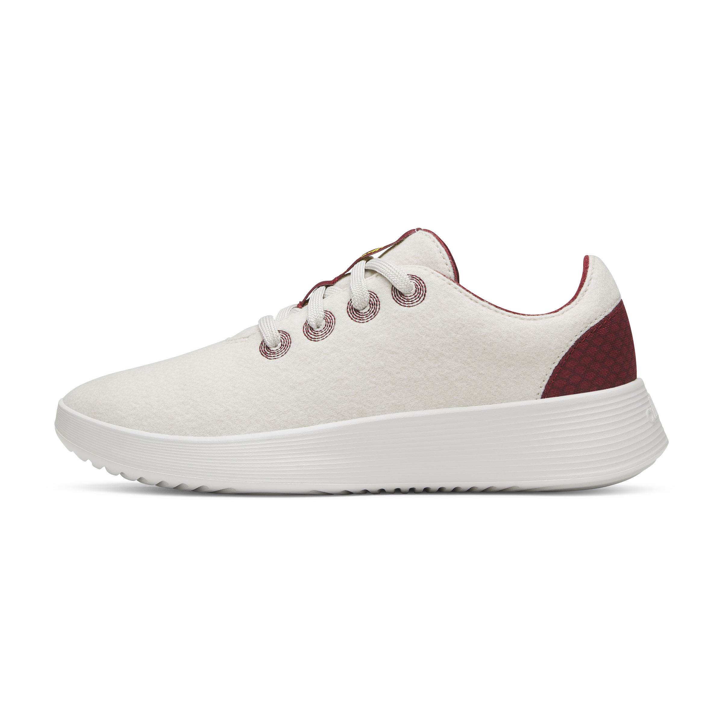 Women's Wool Runner Go - Weathered White/Thunder Red (Barely Grey Sole)、mySite、preschool7hills