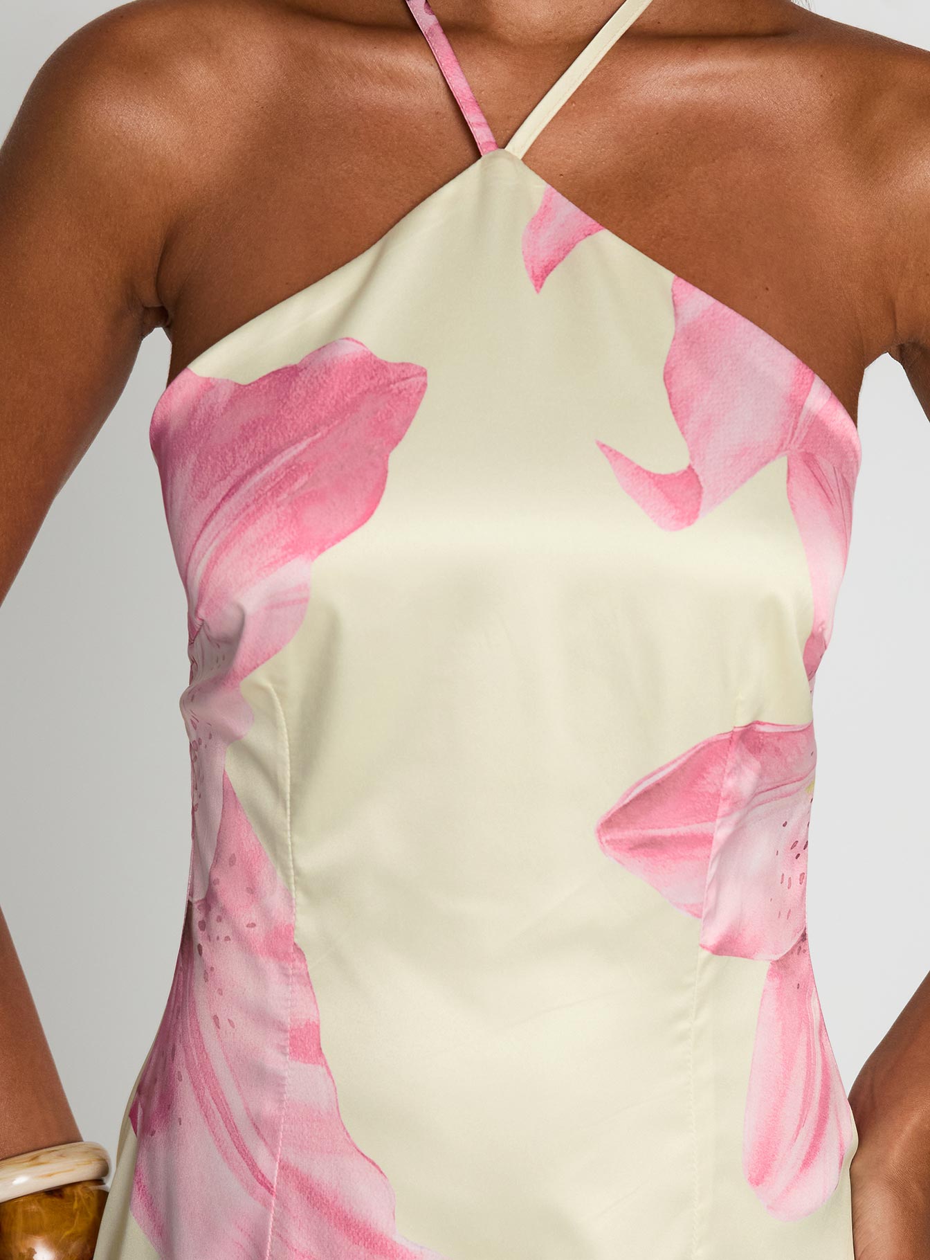 Gardens Of Eden Halter Mini Dress Multi、mySite、solidvoid