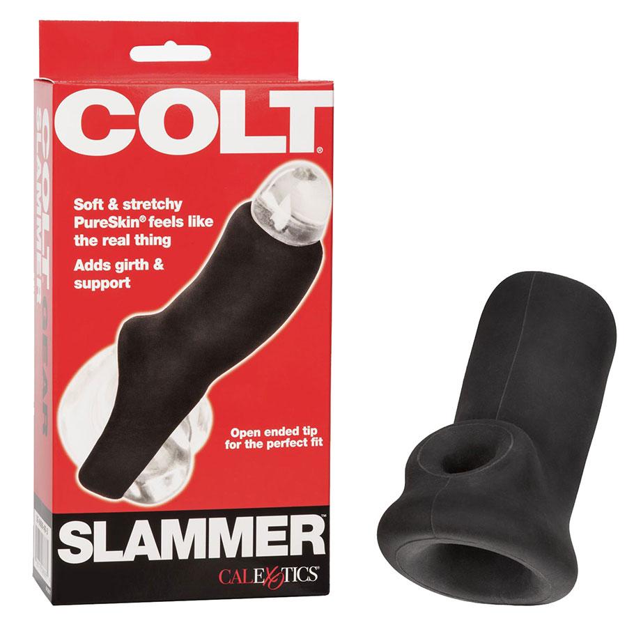 Colt Slammer Open Tip Black Cock Sheath for Men、mySite、bottomscart