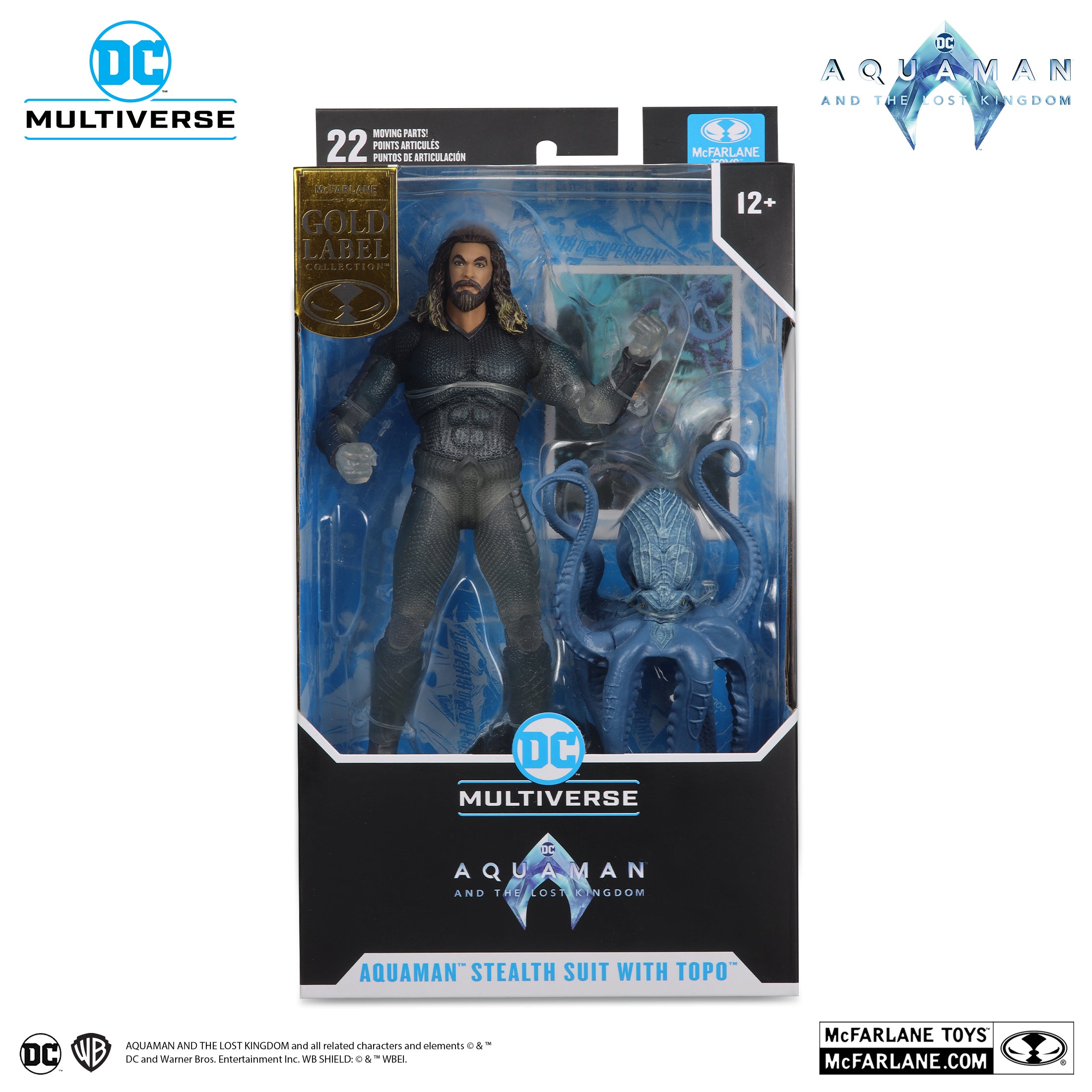 DC Multiverse Exclusive Gold Label Stealth Suit Aquaman & Topo、mySite、hgirdovlk