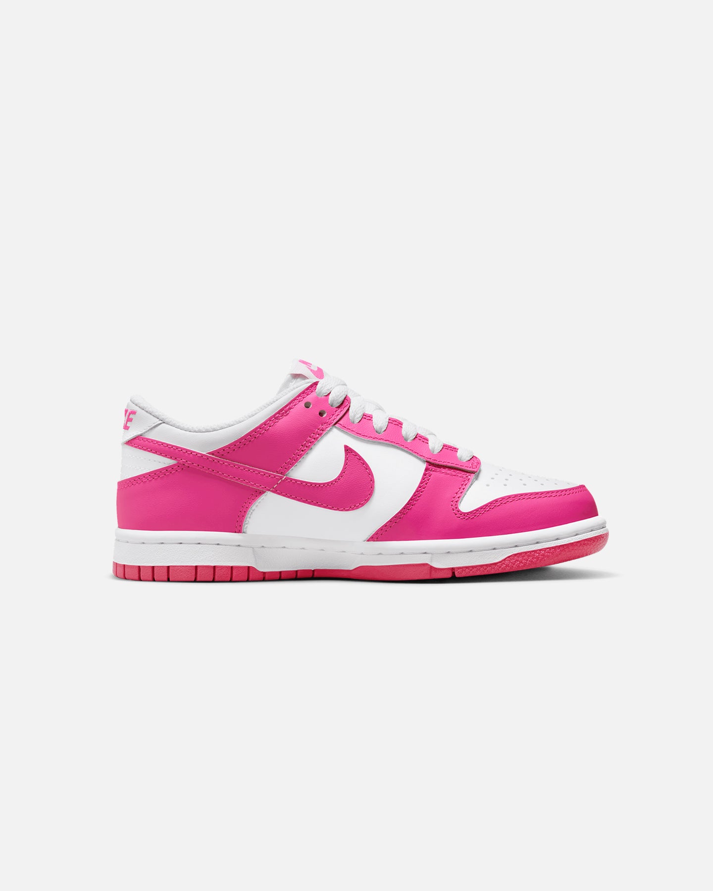 Nike Kids' Dunk Low (GS) White/Laser Fuchsia、mySite、zt4zffjzw