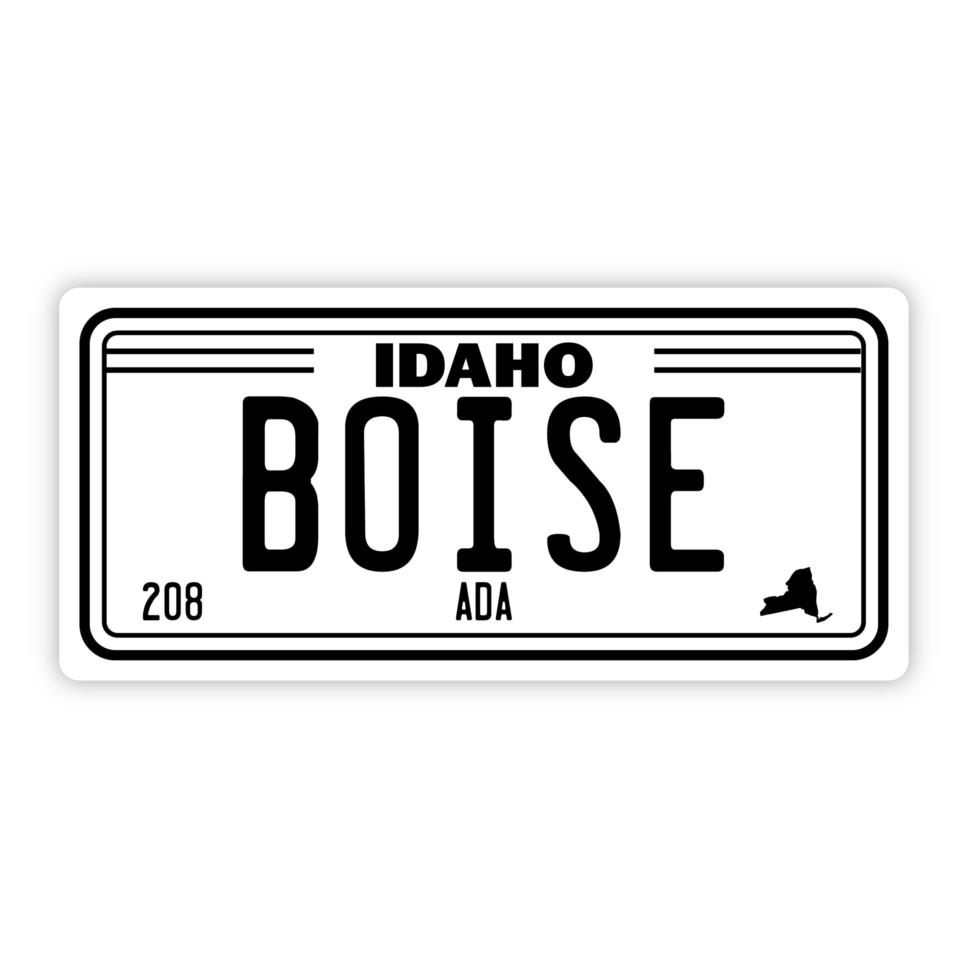  Boise Idaho 208 Bumper Sticker (5 inch)、mySite、elrpsem3k