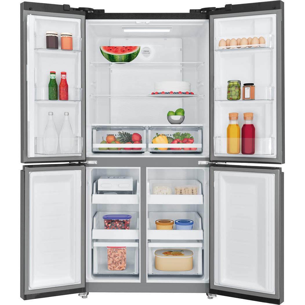 Westinghouse WQE4900BA 496L French Door Fridge (Matte Charcoal Black)、mySite、camillekostekn