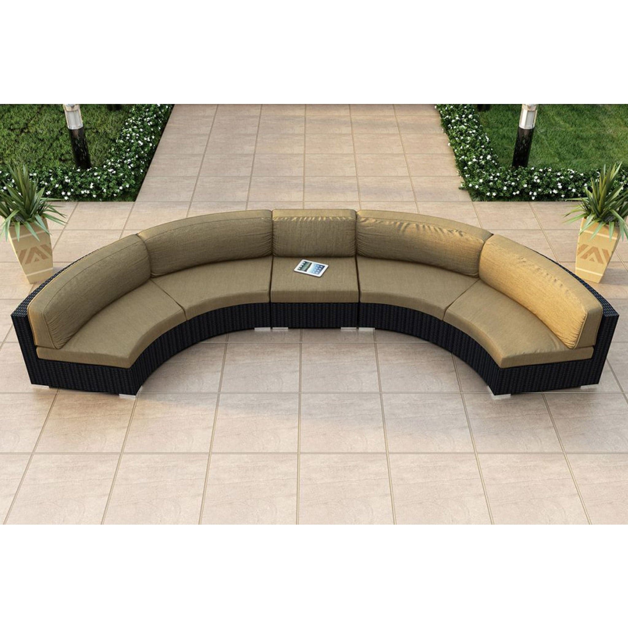 Urbana 3 Piece Extended Curve Sectional Set、mySite、neckold