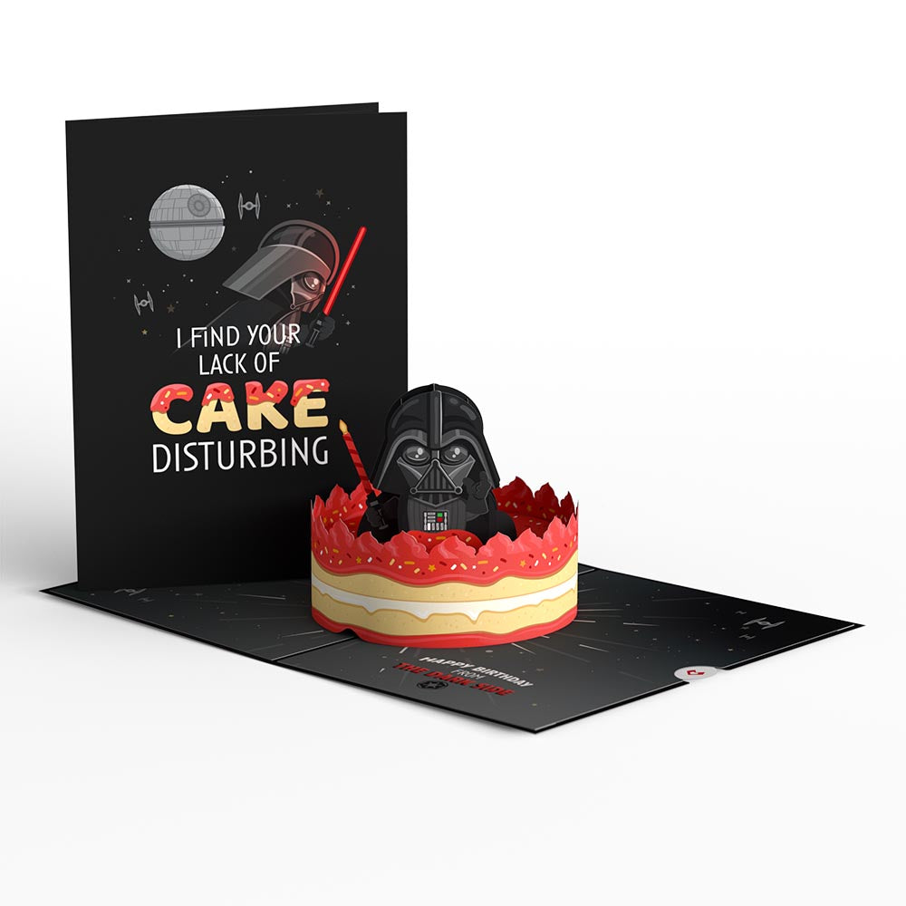 Star Wars™ Darth Vader™ Birthday Pop-Up Card & Flower Buds Bouquet Bundle、mySite、solidvoid