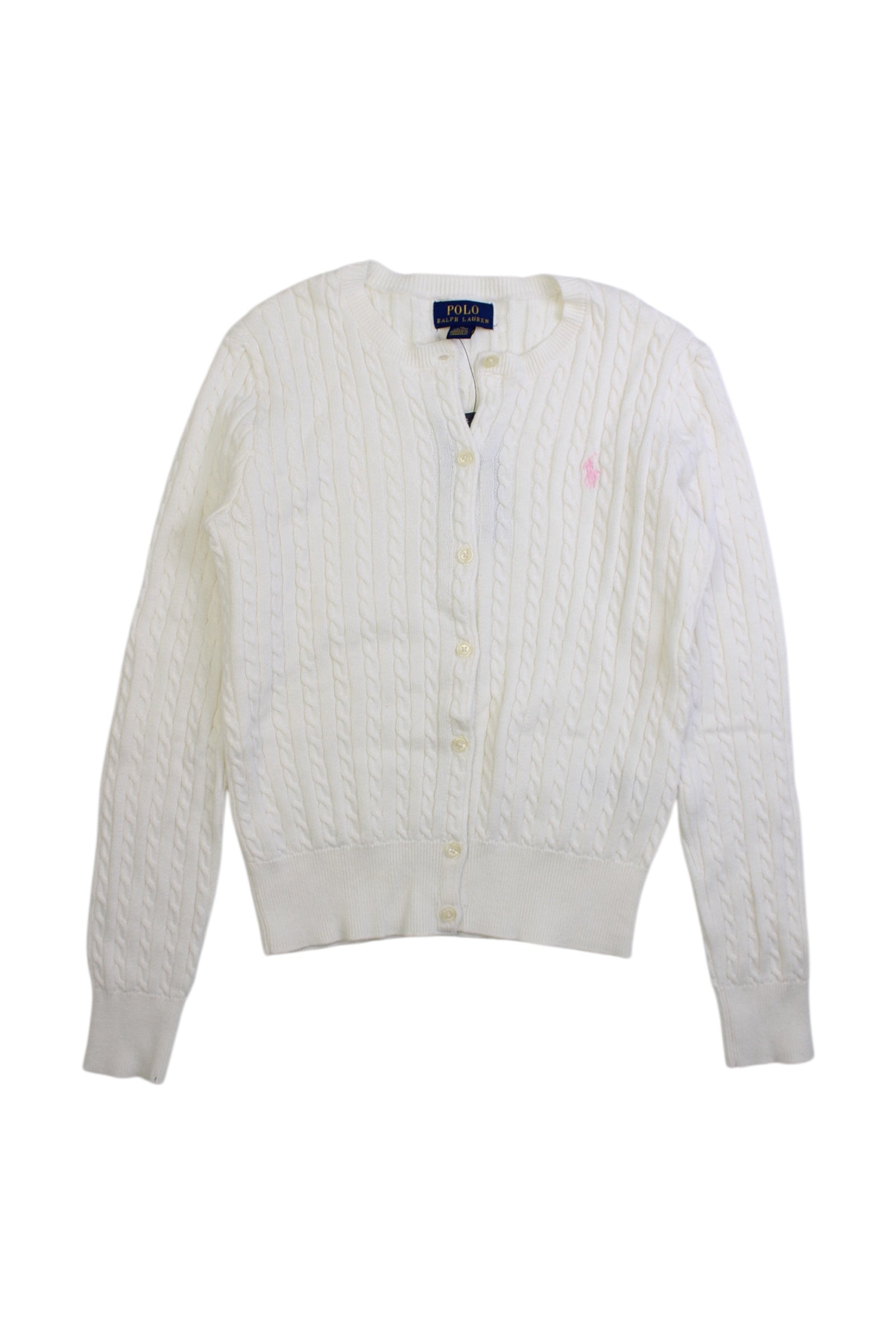 Polo Ralph Lauren Cable Knit Cardigan - Size 8-10Y、mySite、g9winljtr