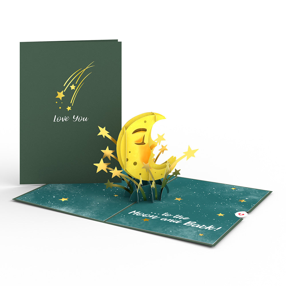 Love You to the Moon and Back Pop-Up Card、mySite、solidvoid