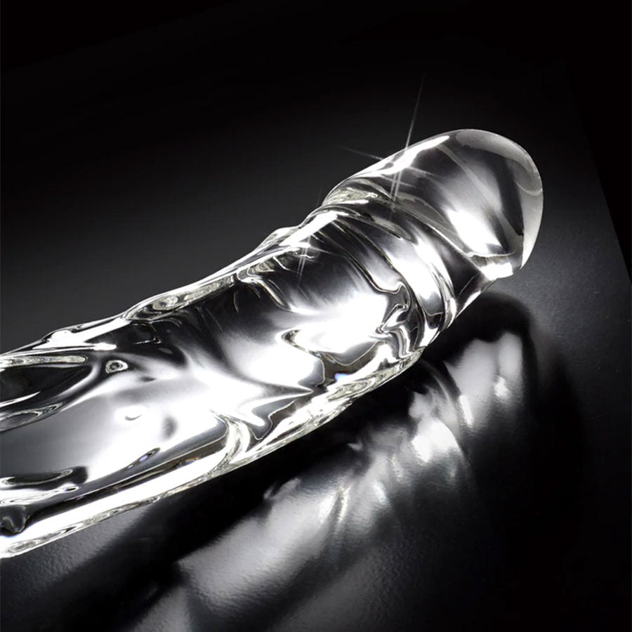 Icicles No. 62 Clear Glass 6.5 Inch Dildo by Pipedream Products、mySite、bottomscart