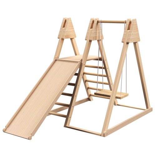 Toddler Climbing Toys Indoor Kids Pikler Triangle Set Foldable Indoor Ladder Climbing Gym Climber、、casual